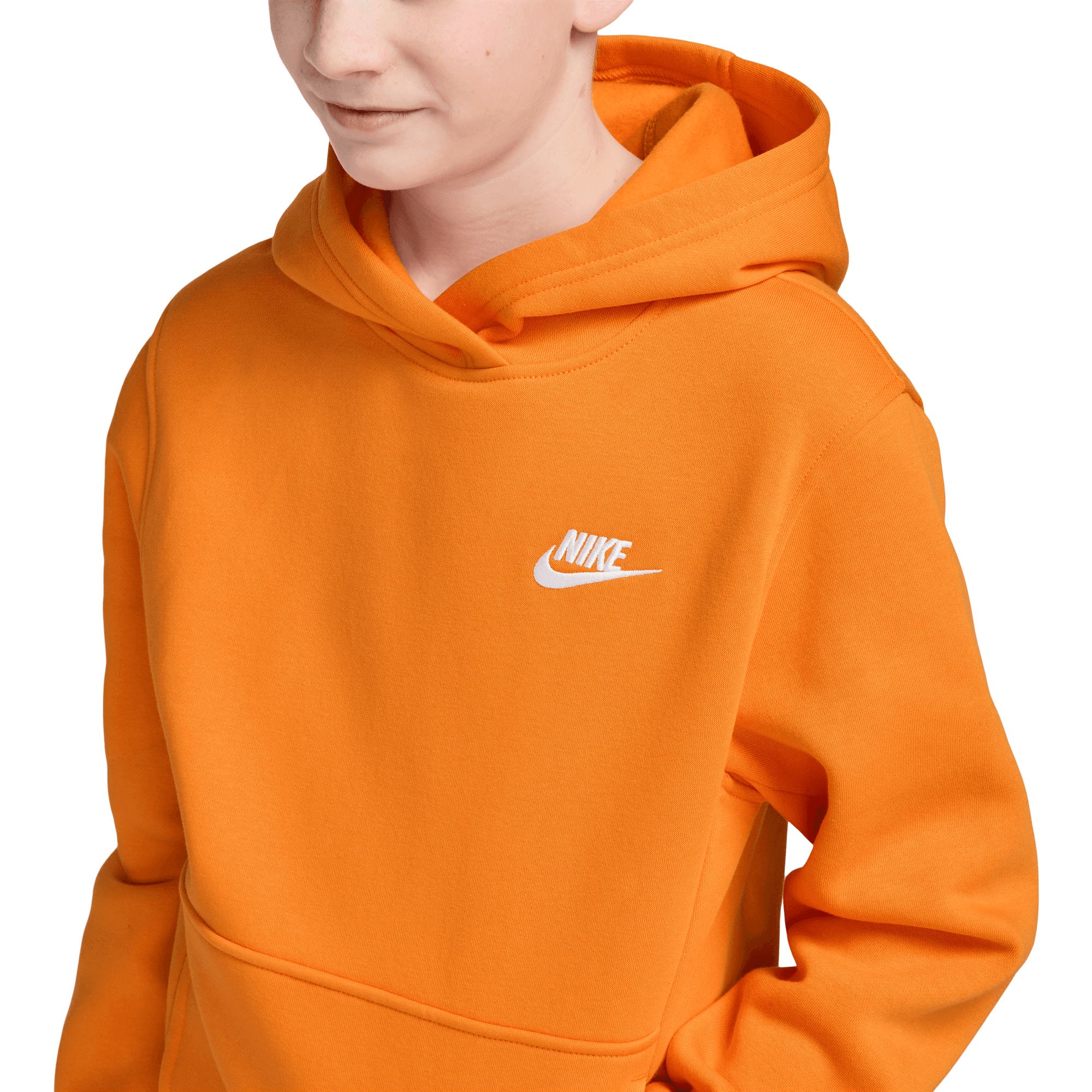 Nike Sportswear Boys' Club LBR Pullover Hoodie