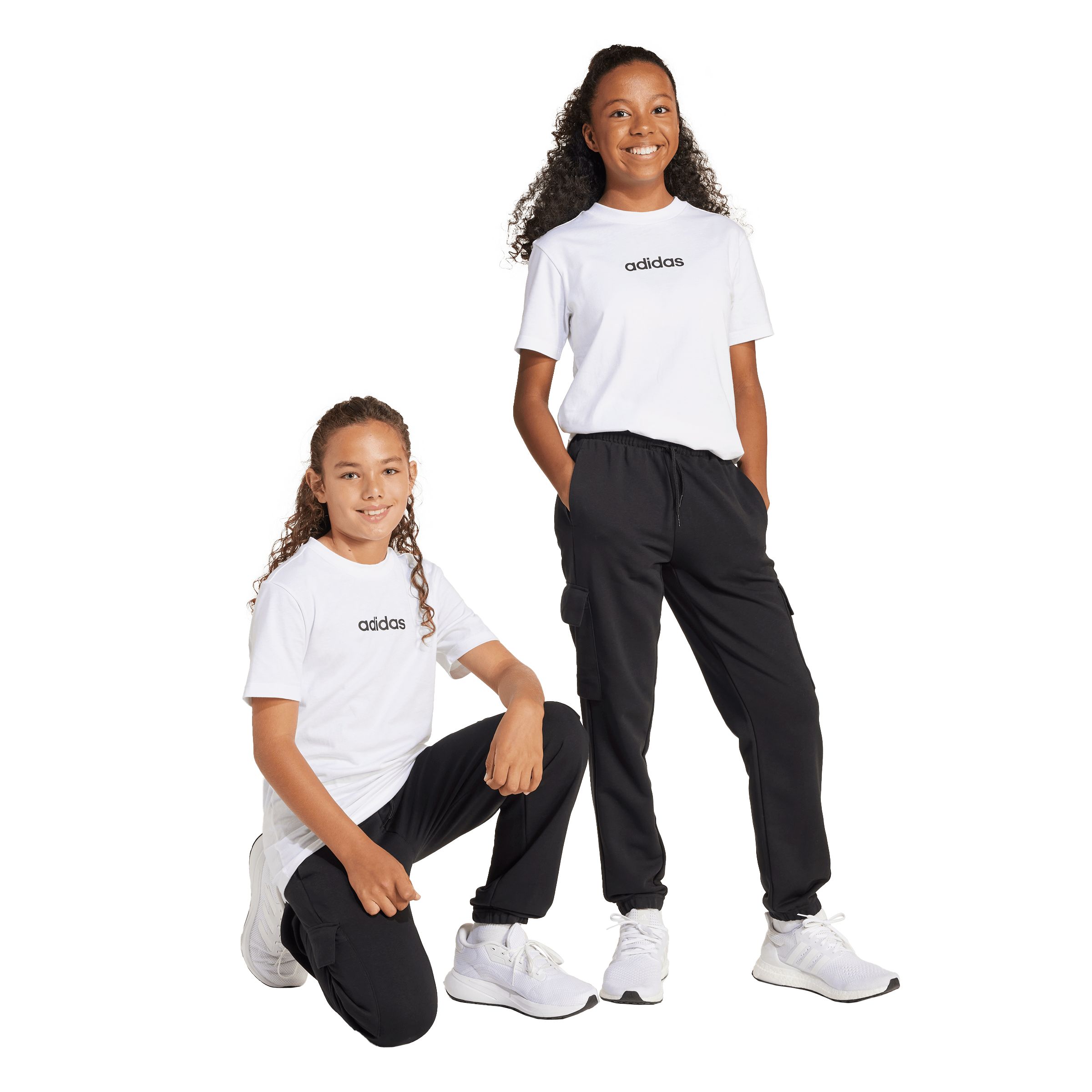 adidas Kids' Essentials Football Cargo Jogger Pants - Recycled Cotton Blend