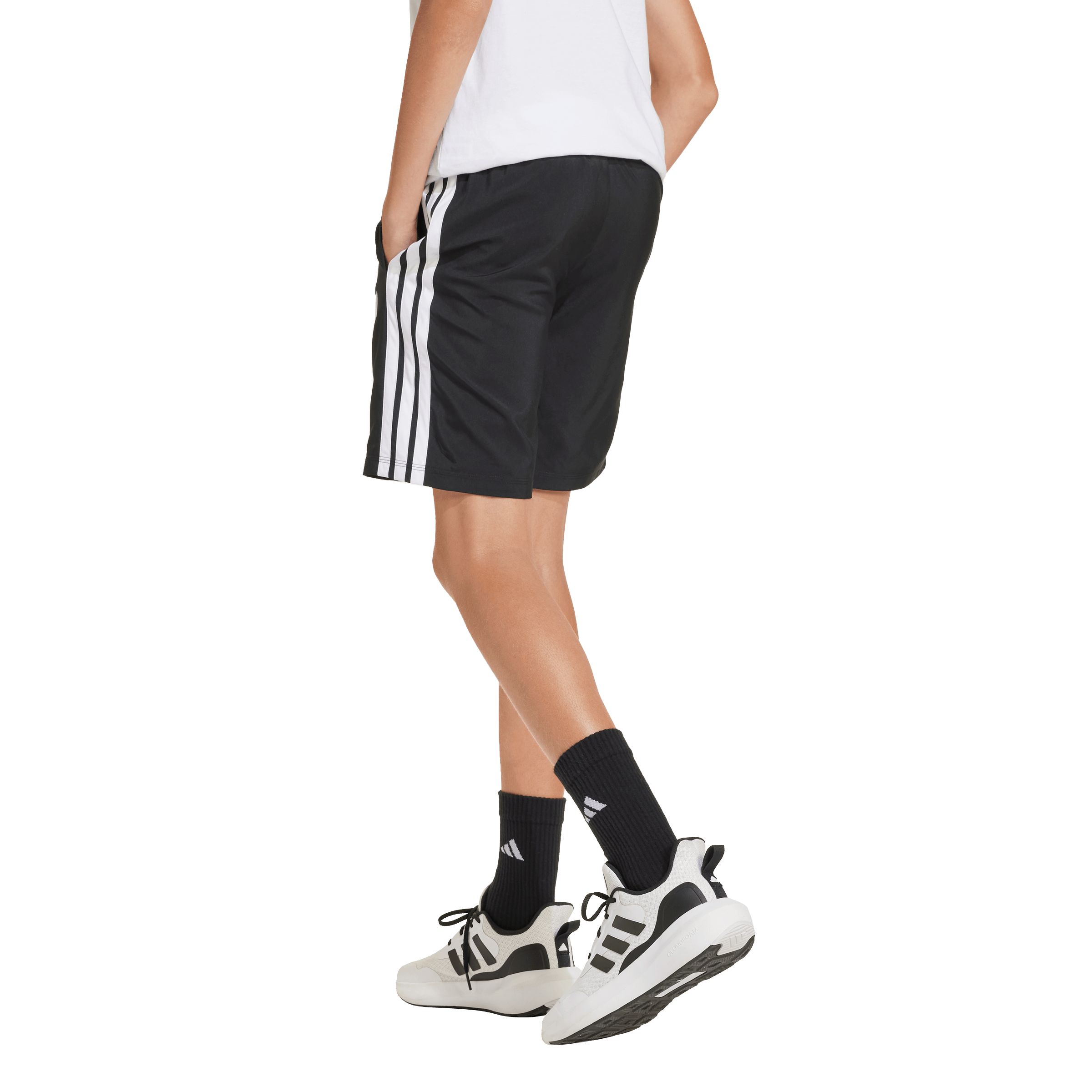 adidas Unisex 3-stripes Woven Athletic Shorts