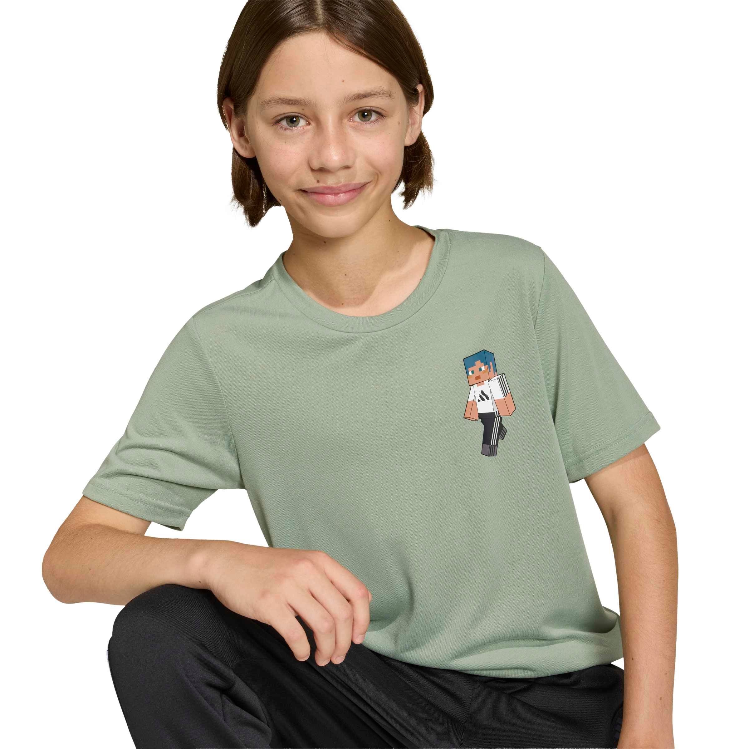 adidas Youth Minecraft Graphic T-Shirt