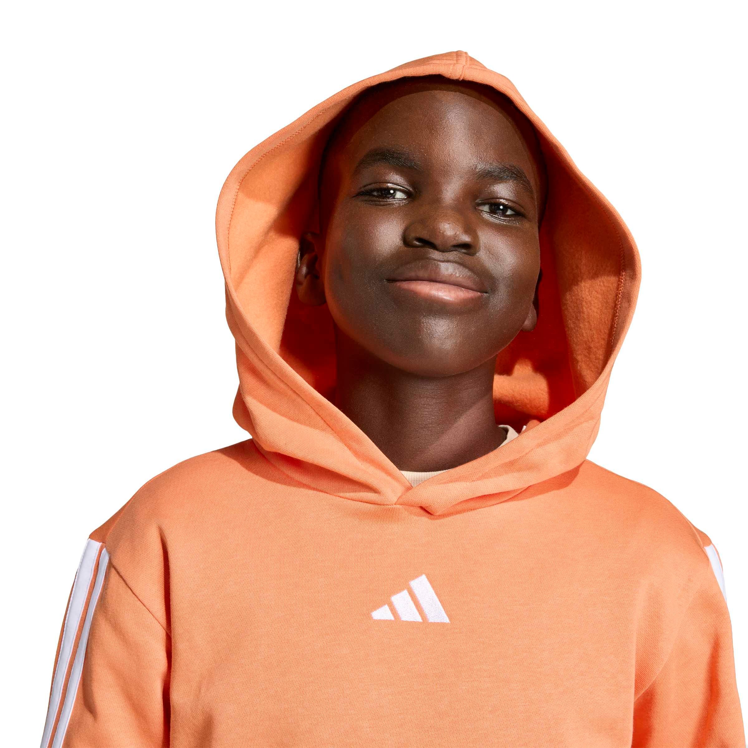 adidas Kids' 3-stripe Fleece Hoodie