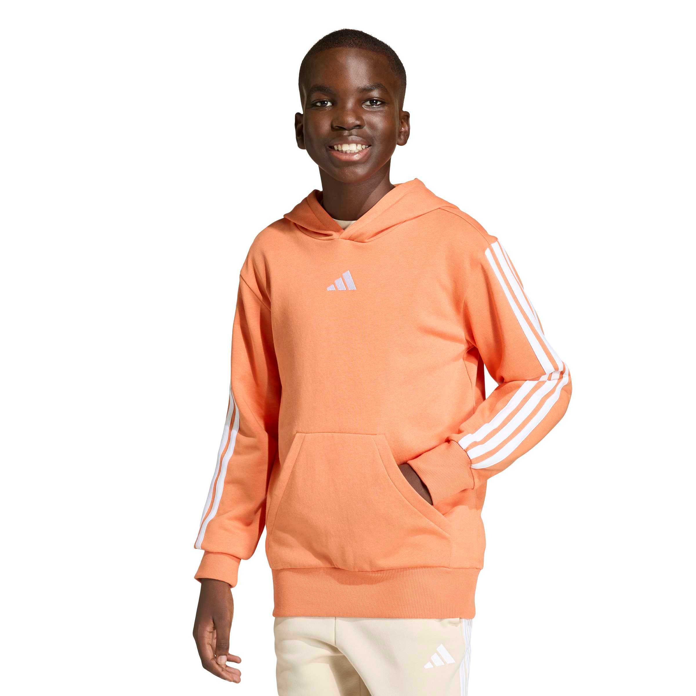 adidas Kids' 3-stripe Fleece Hoodie