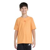 adidas Kids' Raglan Polyester Sports T-shirt Front_Flat