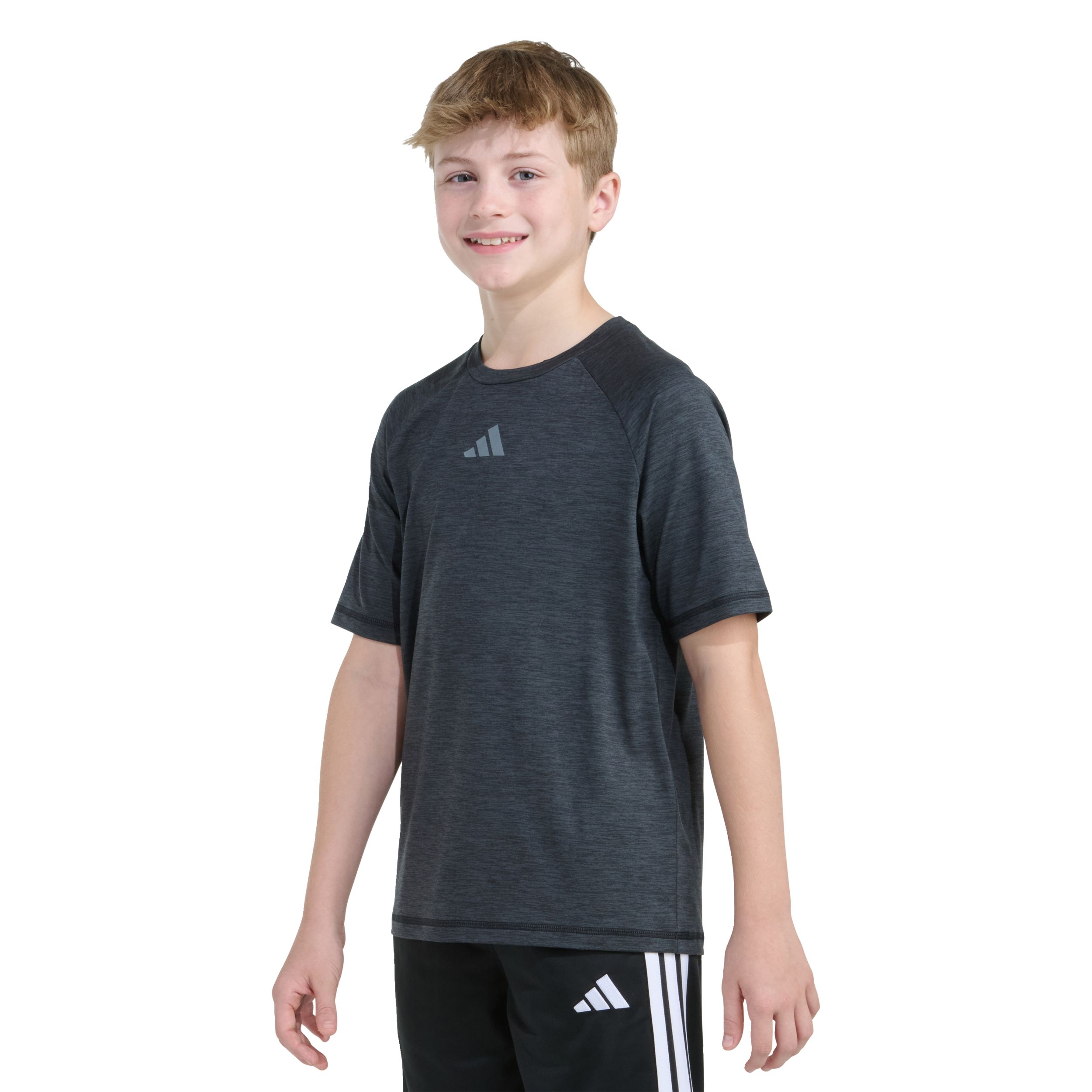 adidas Kids' Raglan Polyester Sports T-shirt