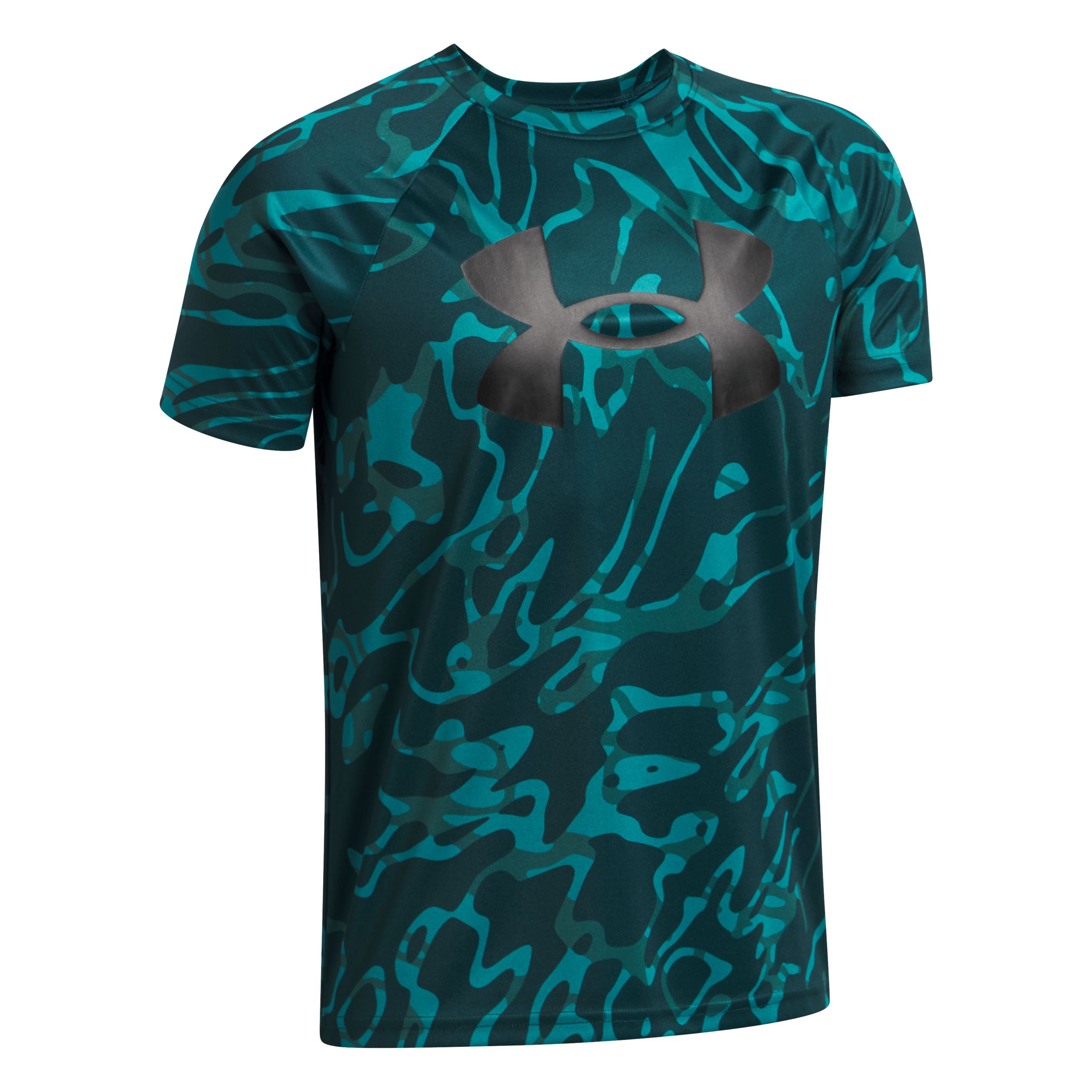 Under Armor Boys' Tech Big Logo Printed T Shirt