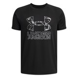 Under Armor Boys' Tech Hybrid Print Fill T Shirt Front_Flat