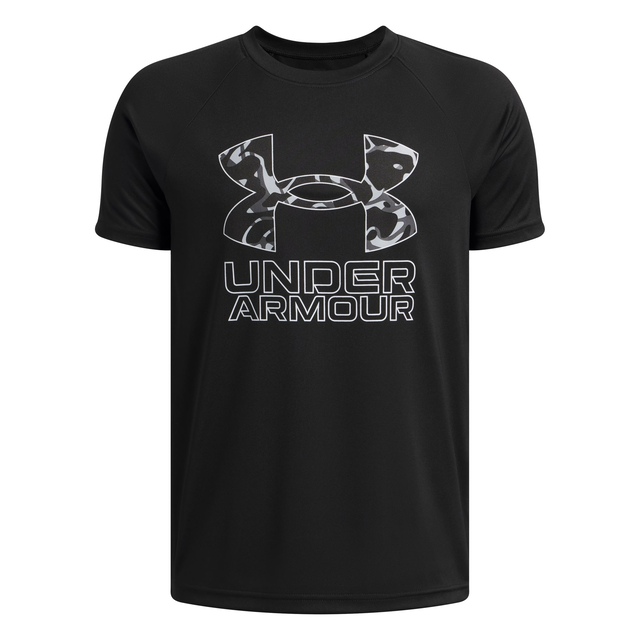 Under Armor Boys' Tech Hybrid Print Fill T Shirt