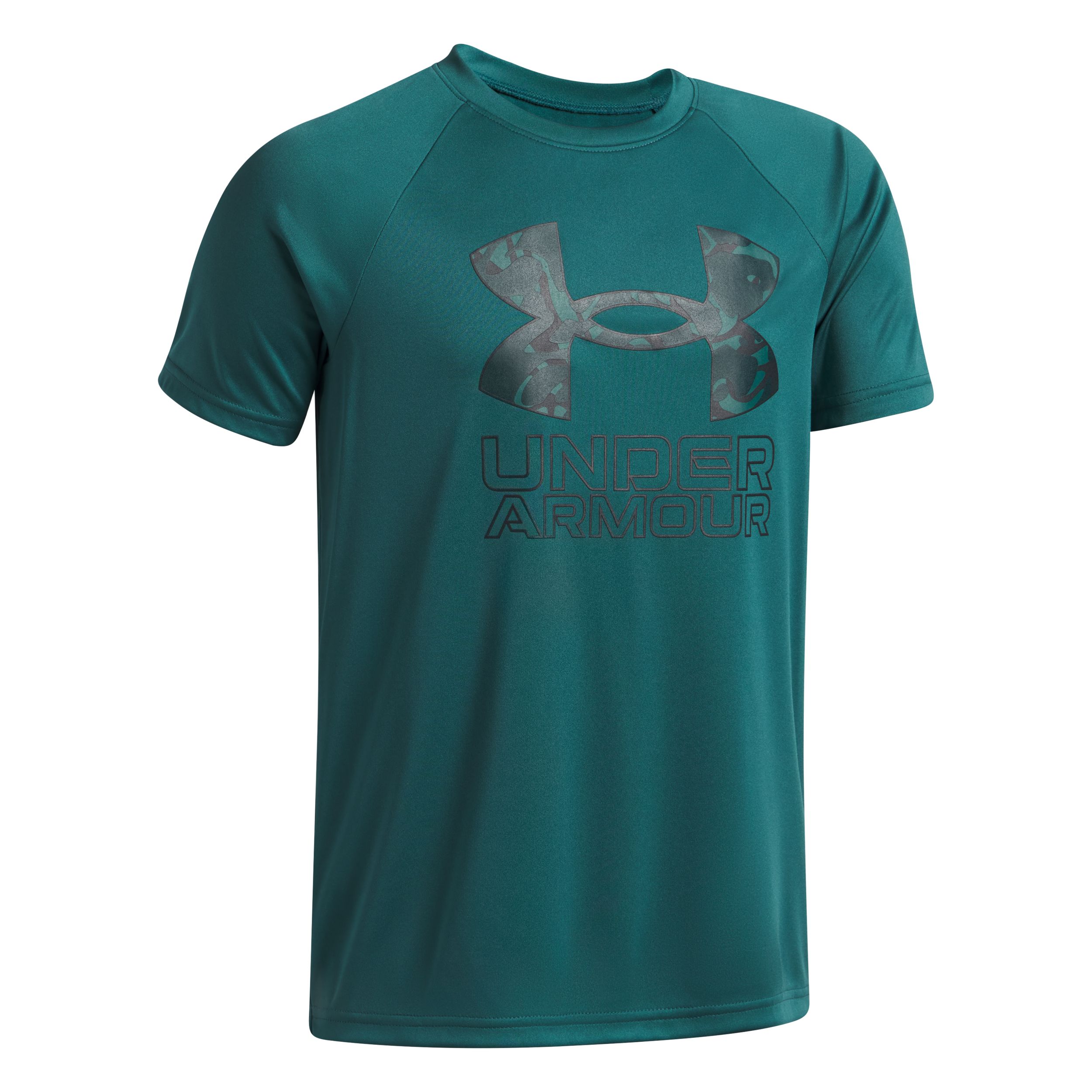 Under Armor Boys' Tech Hybrid Print Fill T Shirt