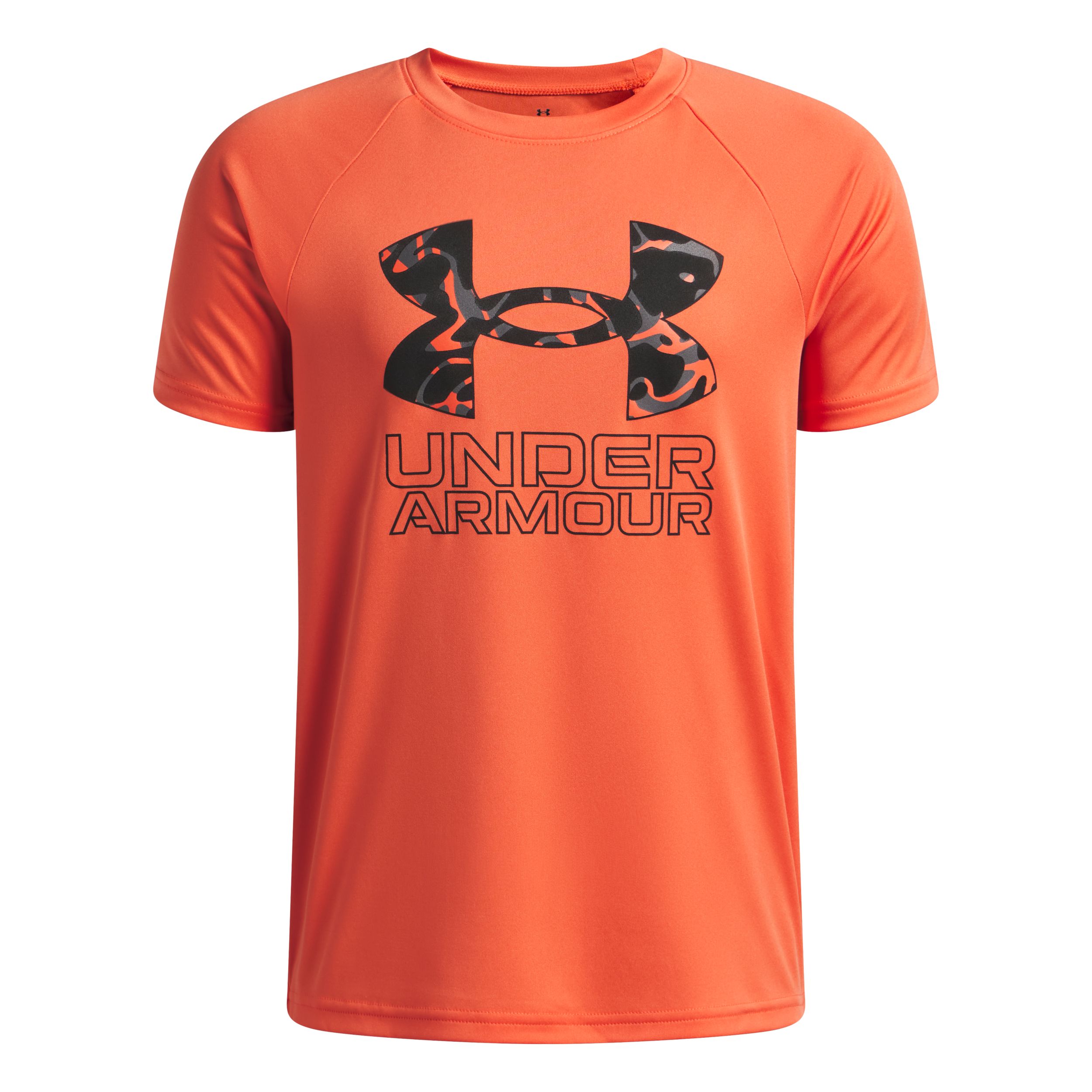 Under Armor Boys' Tech Hybrid Print Fill T Shirt