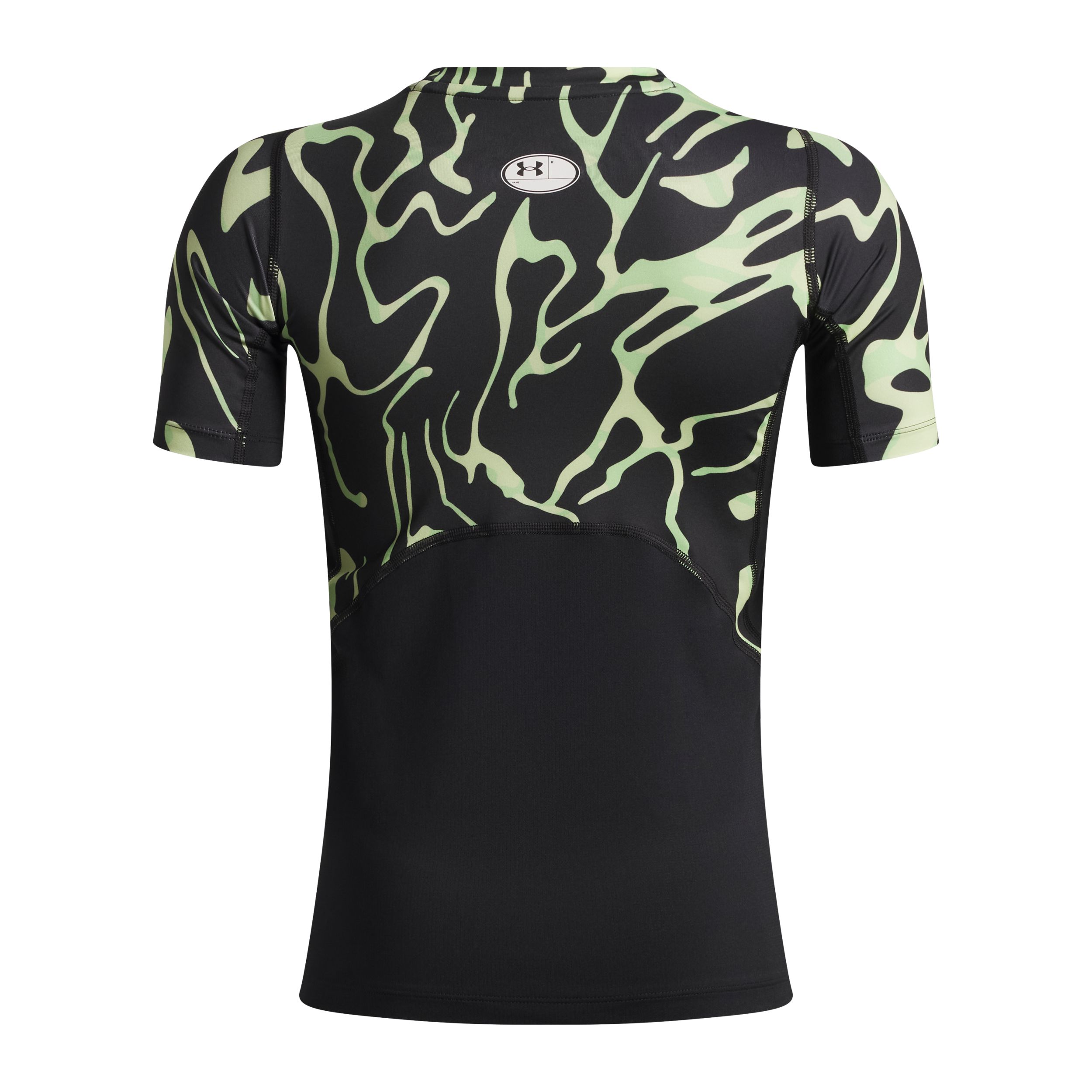 Under Armour Kids' Heatgear© Armour Printed Performance Baselayer T-shirt