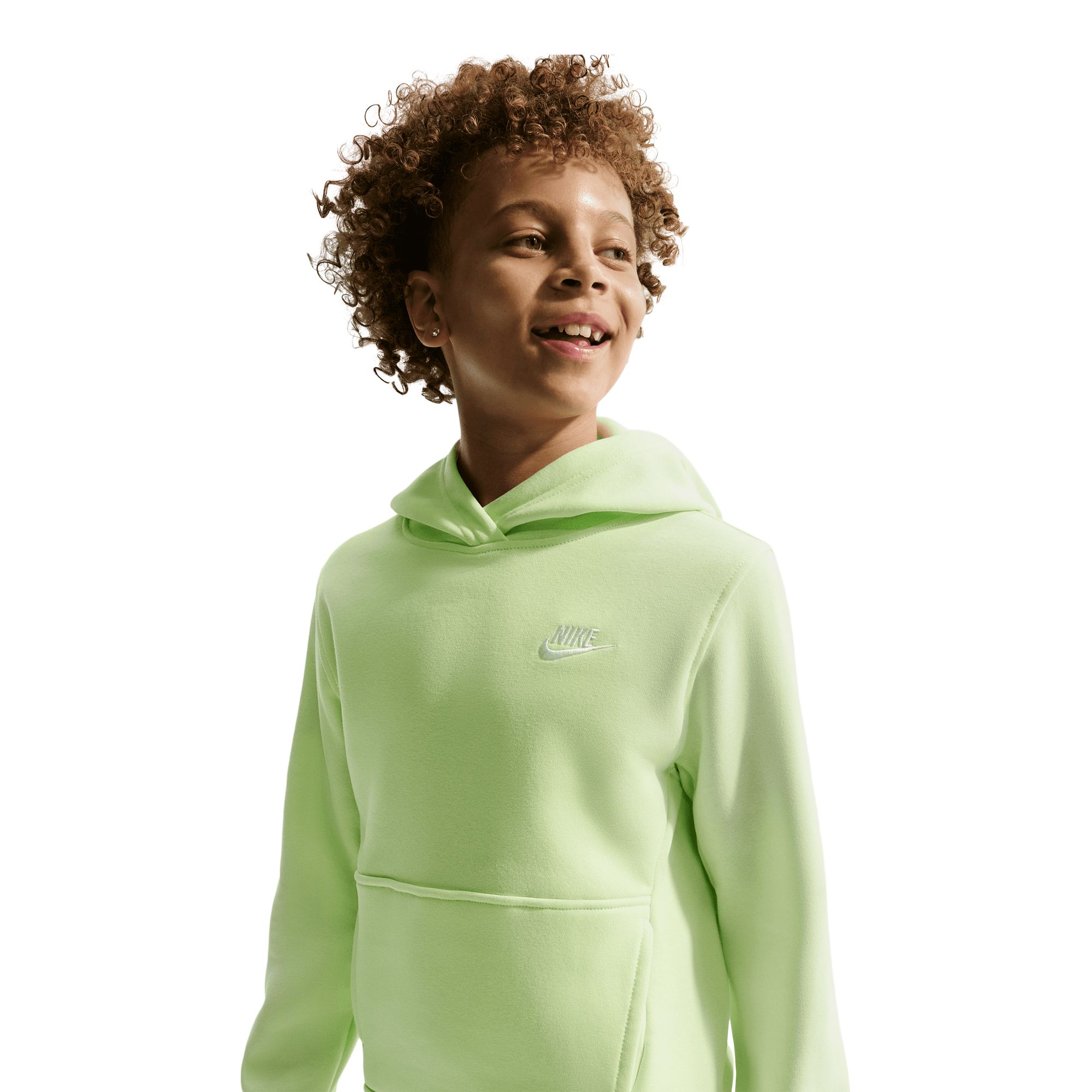 Nike Sportswear Boys' Club LBR Pullover Hoodie
