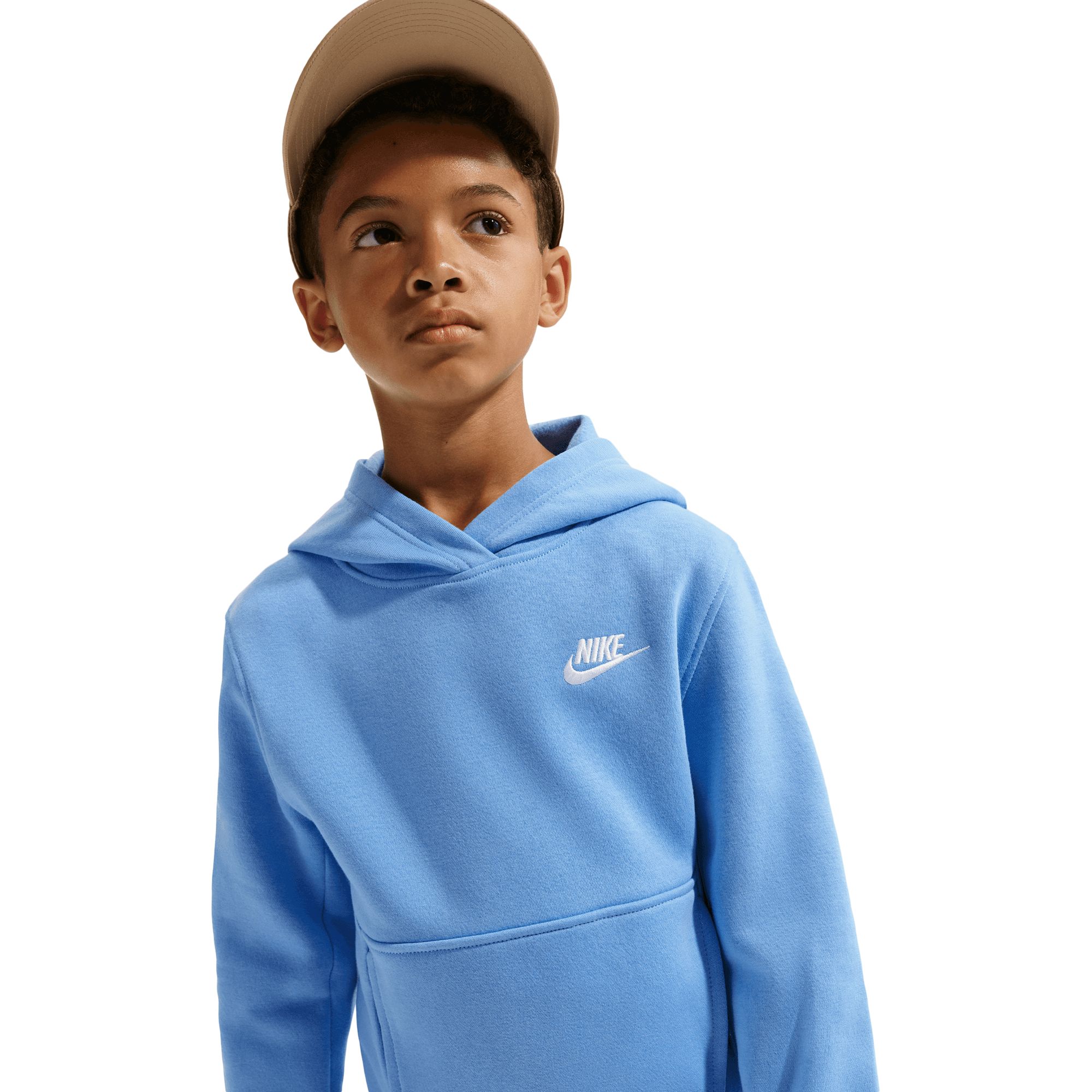 Nike Sportswear Boys' Club LBR Pullover Hoodie