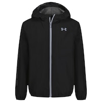 Under Armour Kids' Wintuck Wordmark Windbreaker Jacket - Water-Repellent Sports Jacket Front_Flat