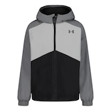 Under Armour Kids' Chevron Manataug Water-Repellent Windbreaker Jacket Front_Flat