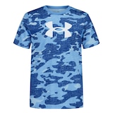 Under Armour Kids' All Over Print Camo T-shirt - Breathable Cotton Blend Front_Flat