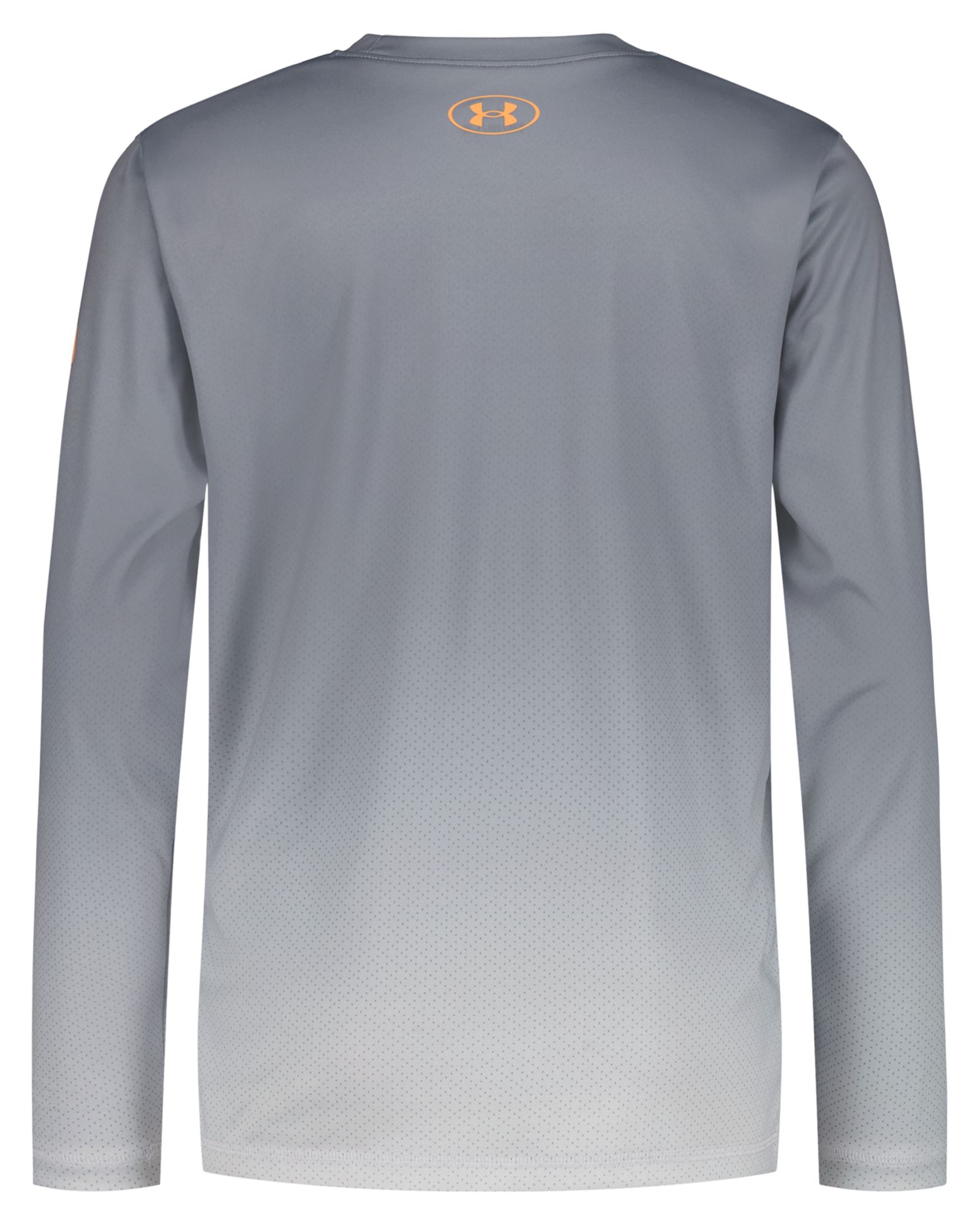 Under Armour Kids' Textured Logo UPF Long Sleeve Performance Shirt