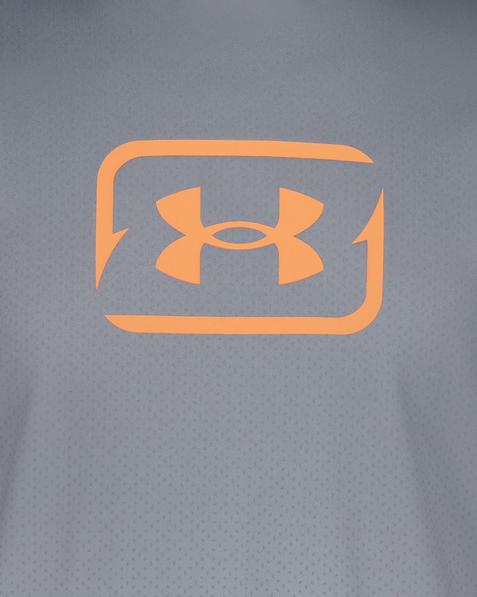 Under Armour Kids' Textured Logo UPF Long Sleeve Performance Shirt