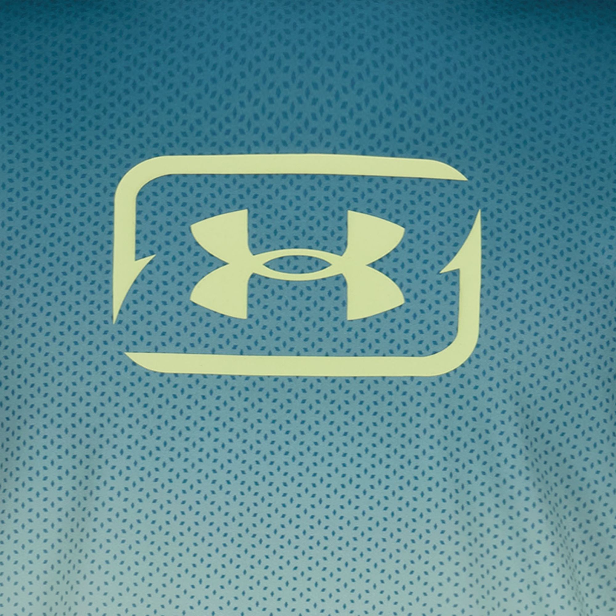 Under Armour Kids' Textured Logo UPF Long Sleeve Performance Shirt