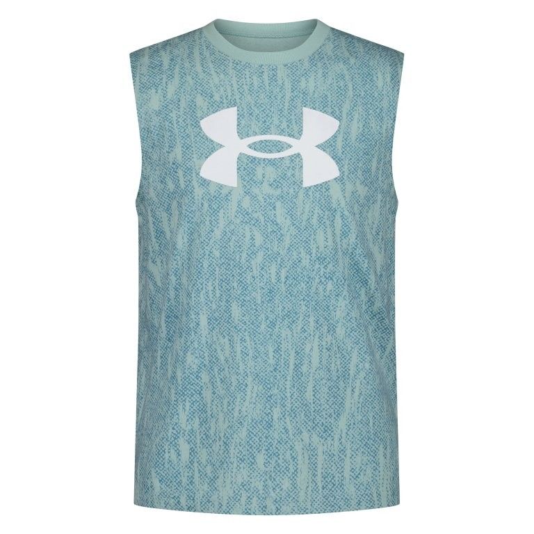Under Armour Kids' Big Logo Lightweight Breathable Tank Top