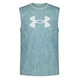 Under Armour Kids' Big Logo Lightweight Breathable Tank Top Front_Flat