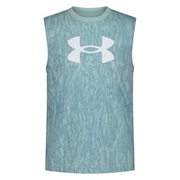 Under Armour Kids' Big Logo Lightweight Breathable Tank Top Front_Flat