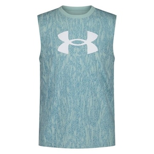 Under Armour Kids' Big Logo Lightweight Breathable Tank Top