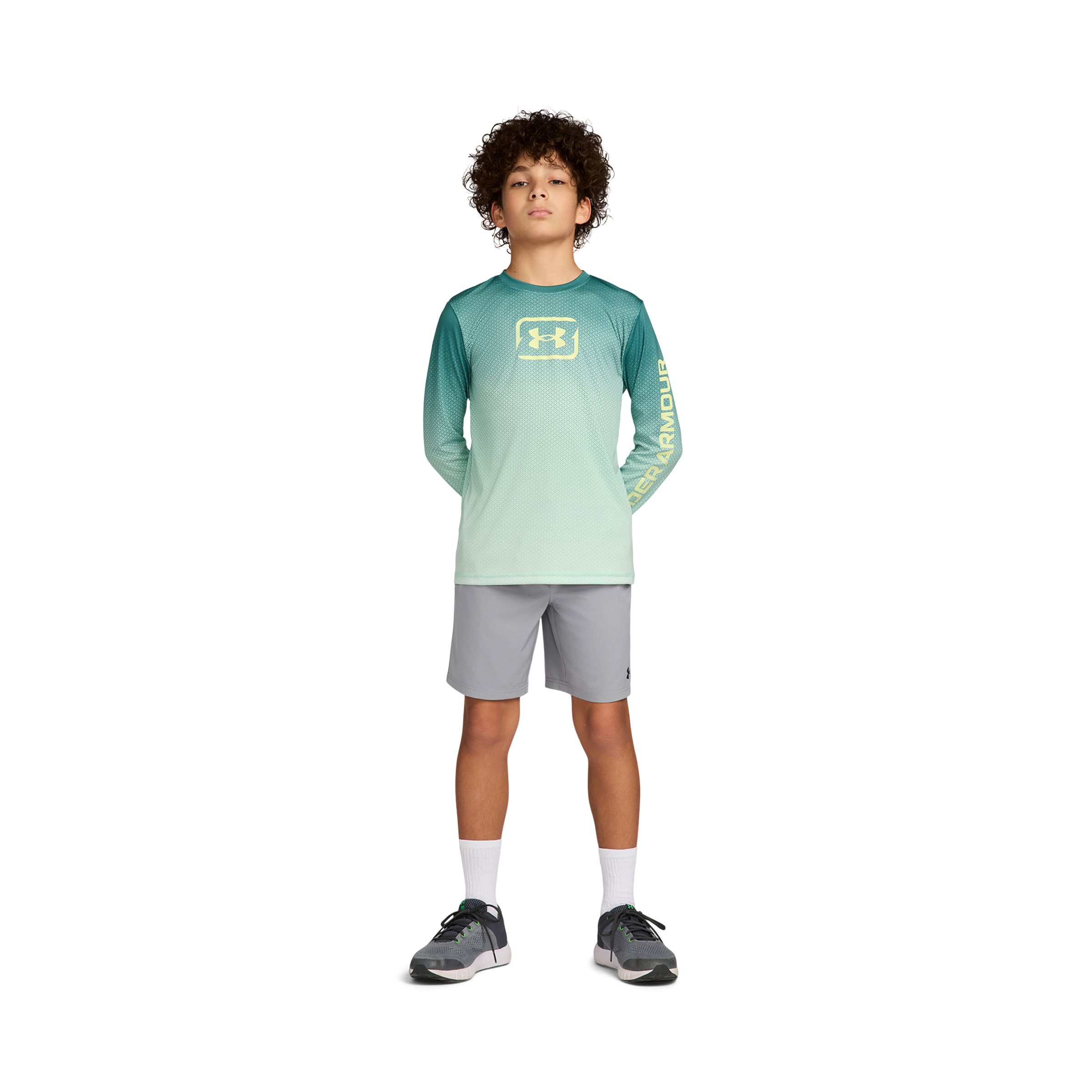 Under Armour Kids' Od Stretch Shorts - Quick-Dry Athletic Shorts for Kids