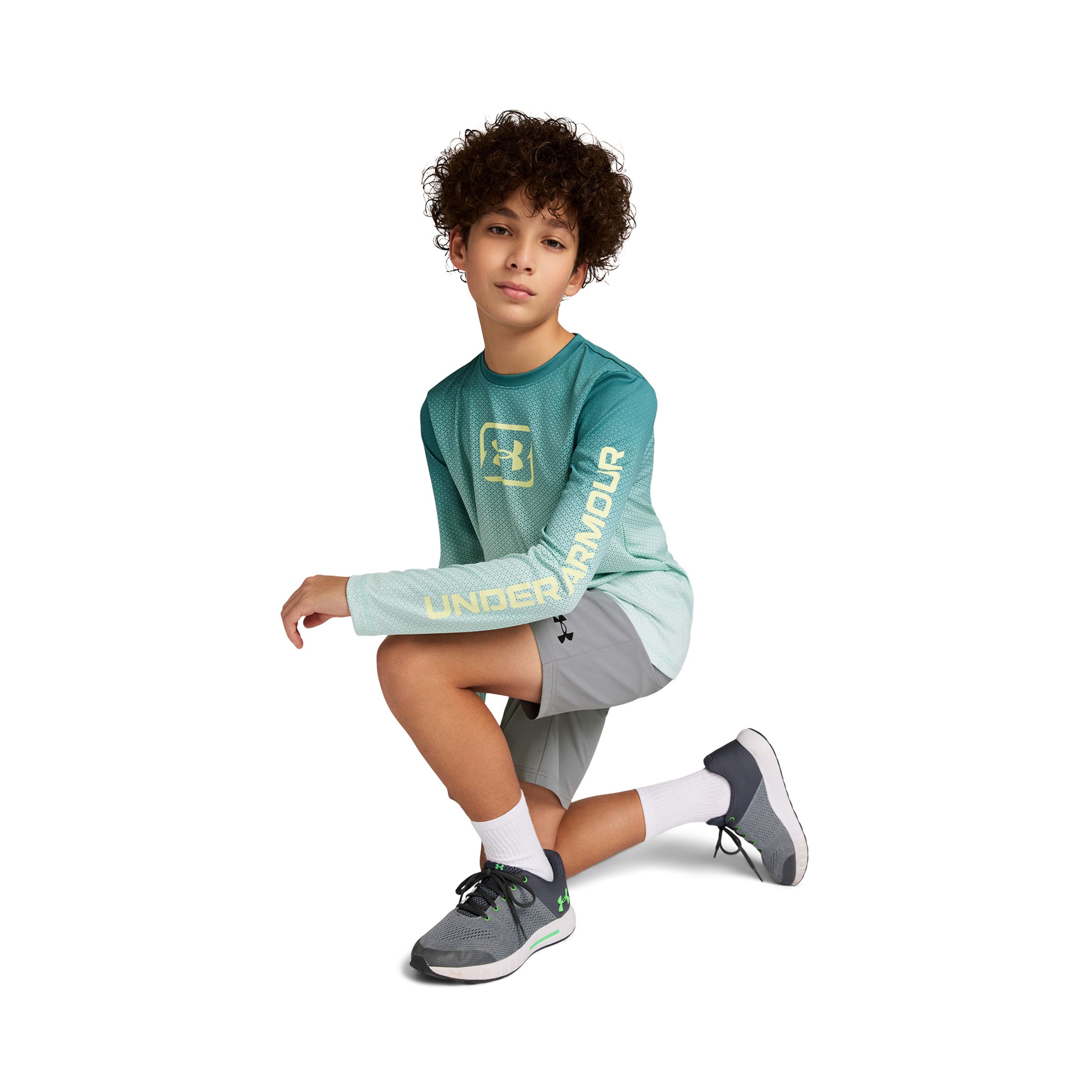 Under Armour Kids' Od Stretch Shorts - Quick-Dry Athletic Shorts for Kids