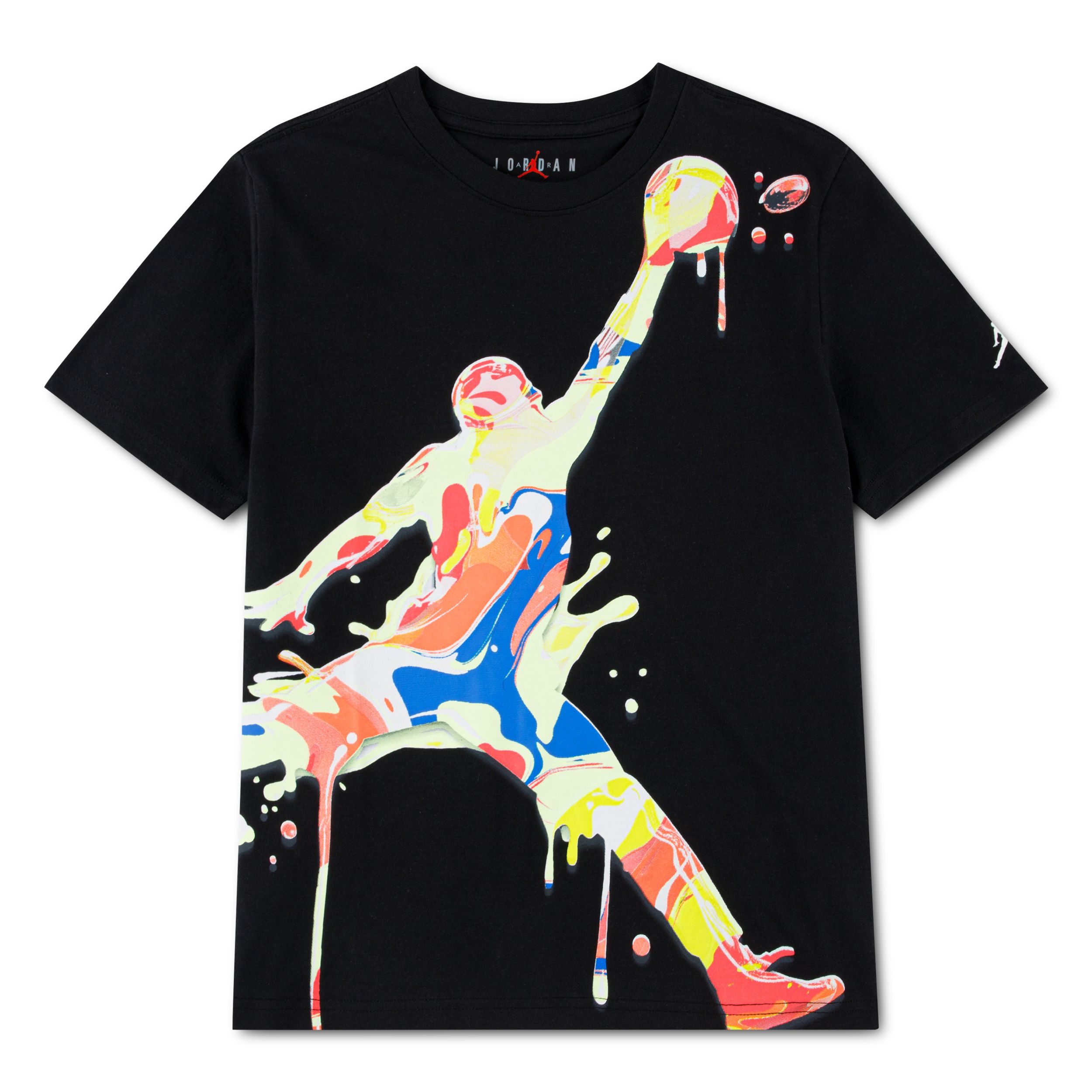 Jordan Kids' Splatter Splashed Paint Spill Short Sleeve T-Shirt