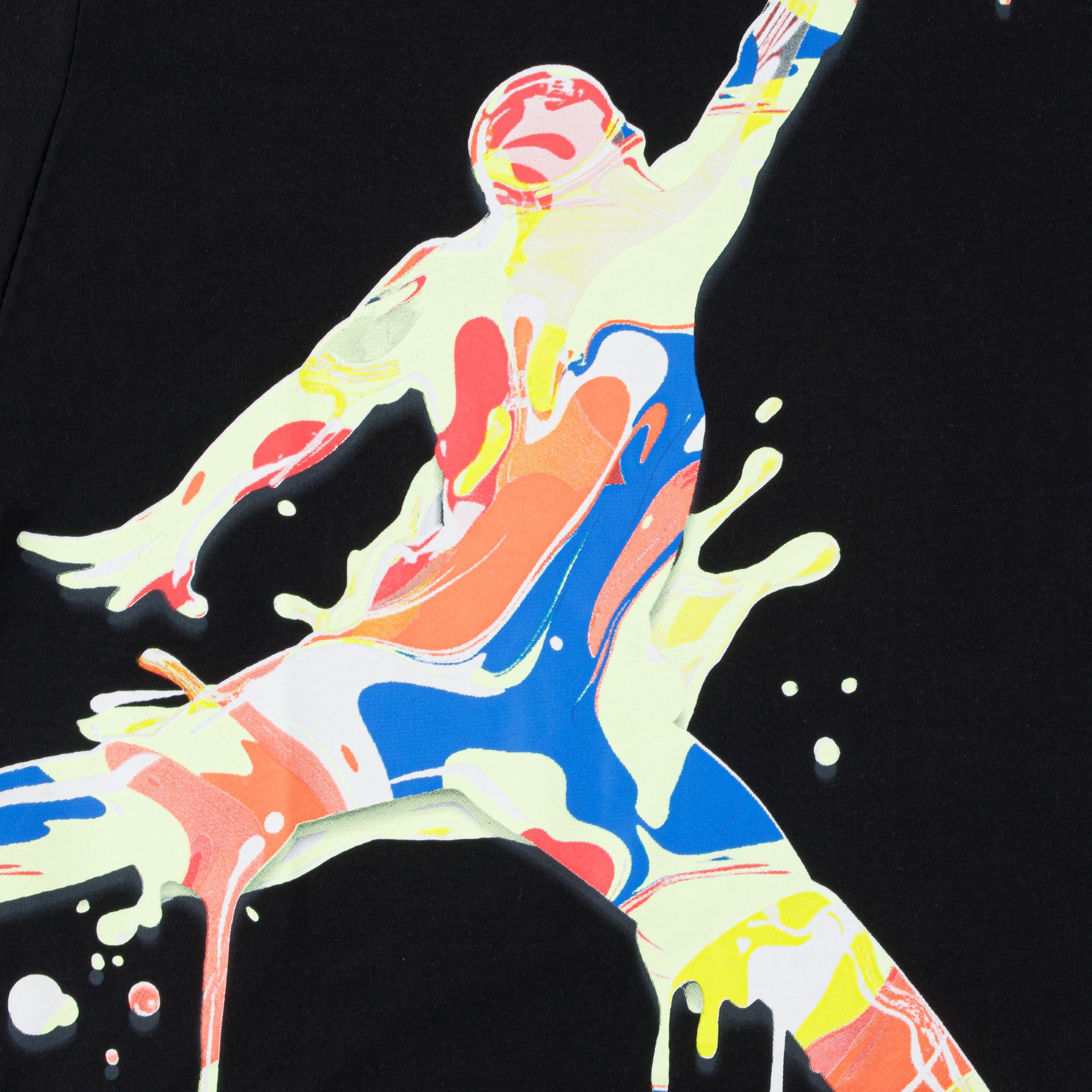 Jordan Kids' Splatter Splashed Paint Spill Short Sleeve T-Shirt