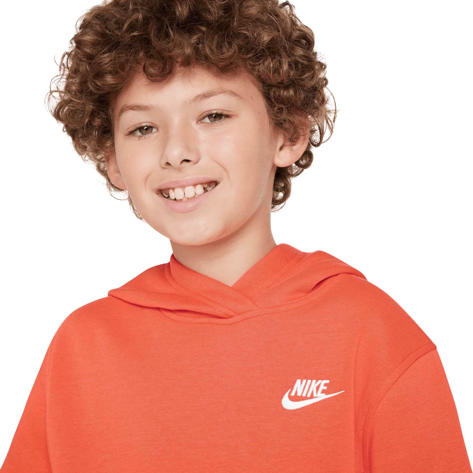 Nike Sportswear Boys' Club LBR Pullover Hoodie