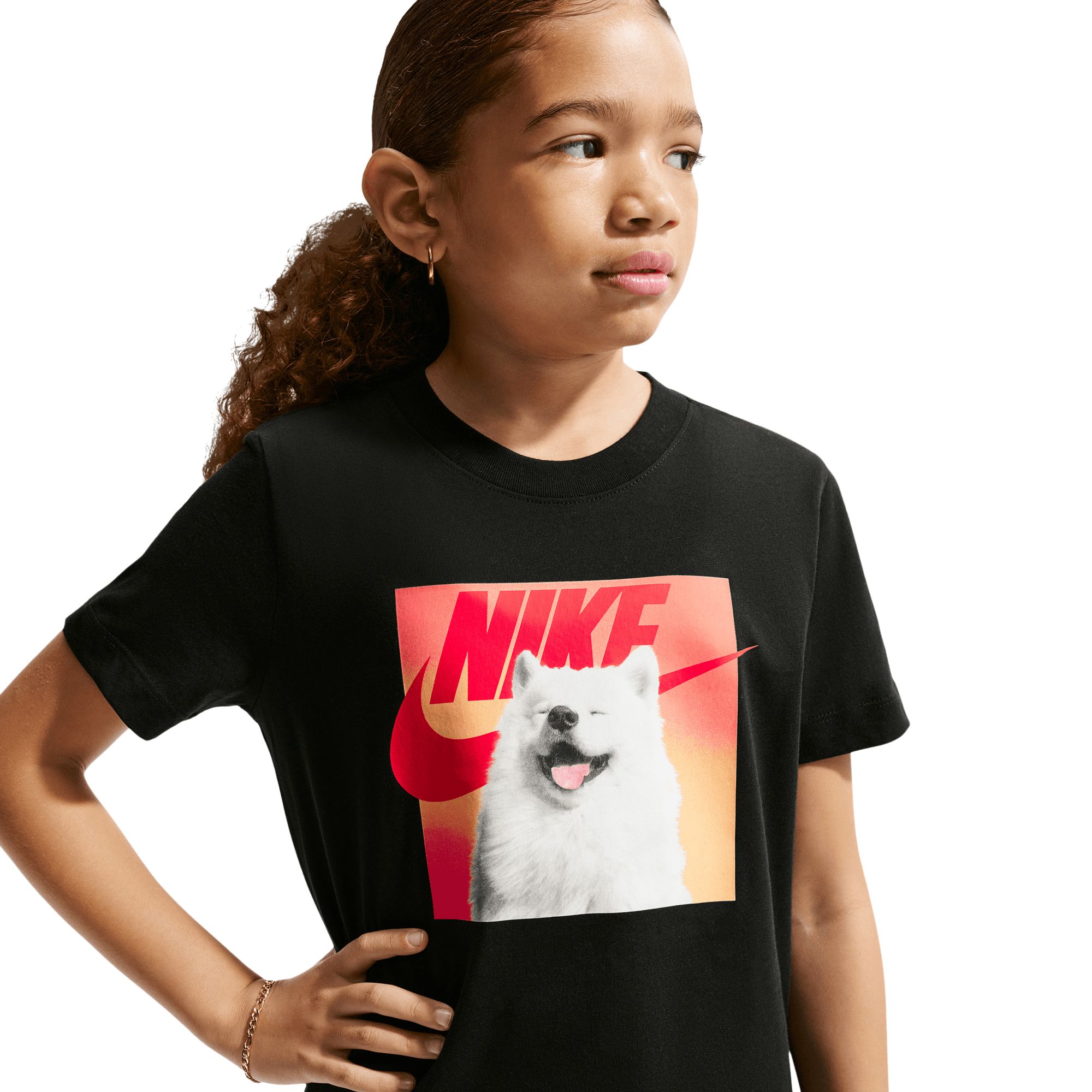 Nike Sportswear Kids' Dog Graphic Short Sleeve T-Shirt