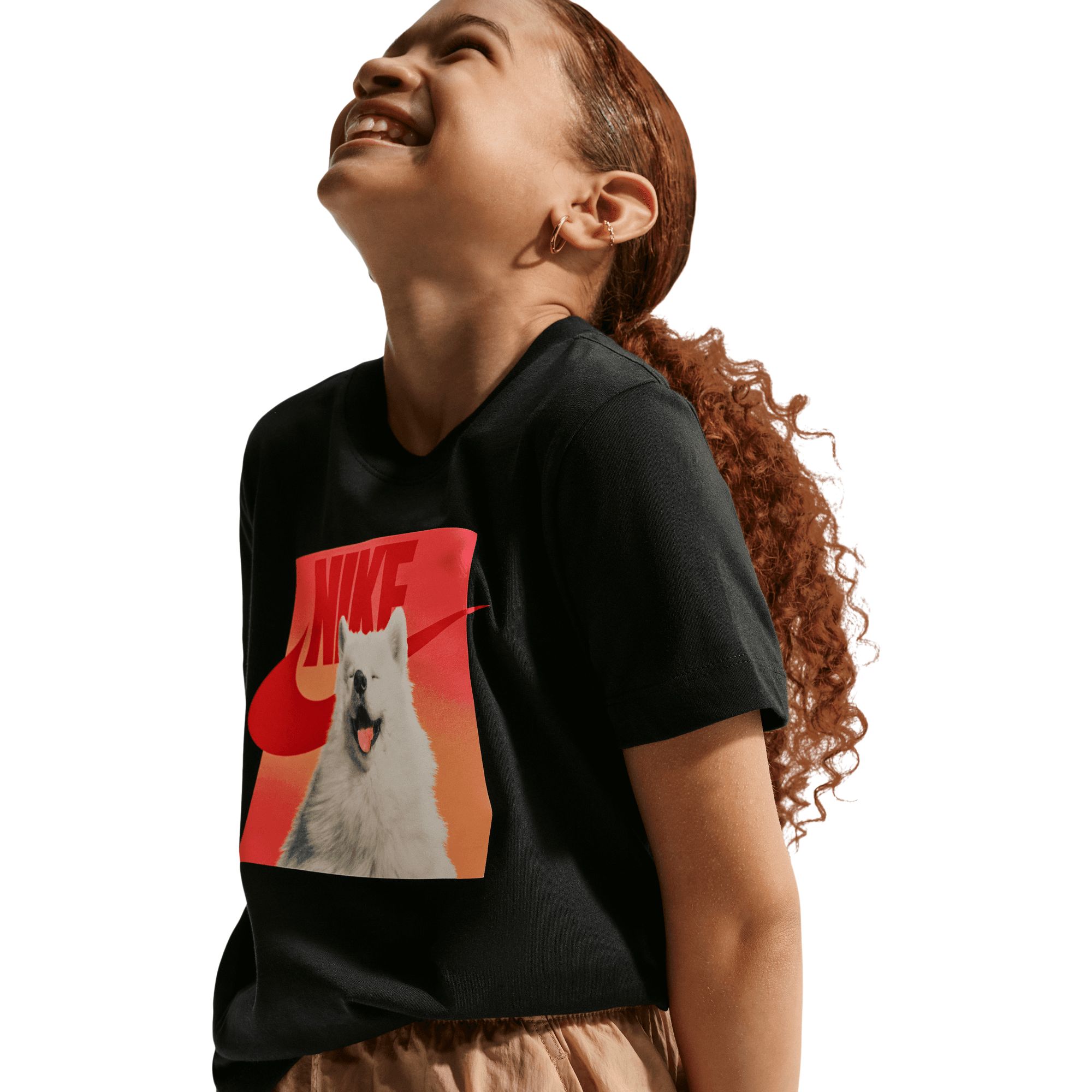 Nike Sportswear Kids' Dog Graphic Short Sleeve T-Shirt