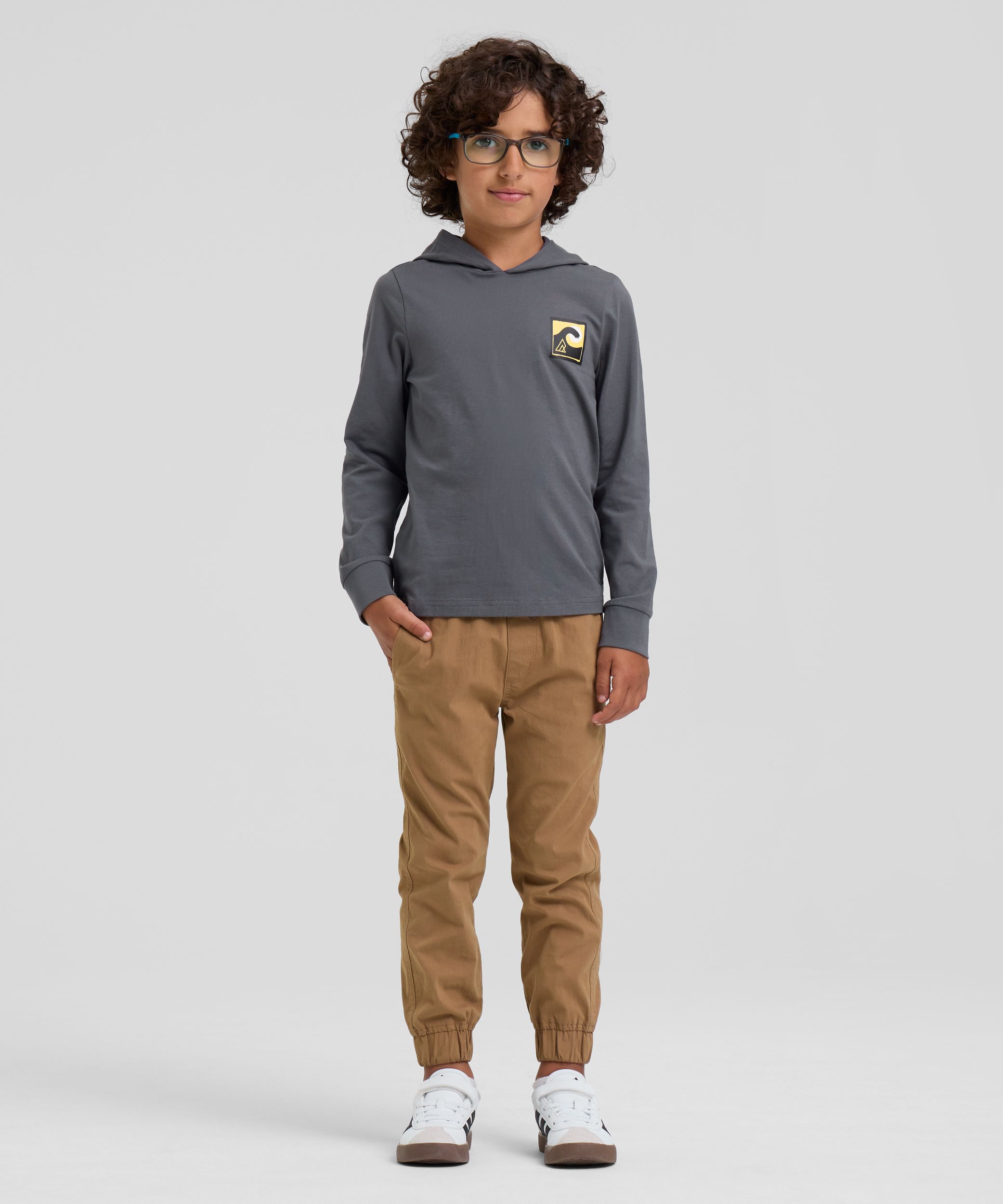 Ripzone Kids' Ambrose Hooded Long Sleeve T-shirt
