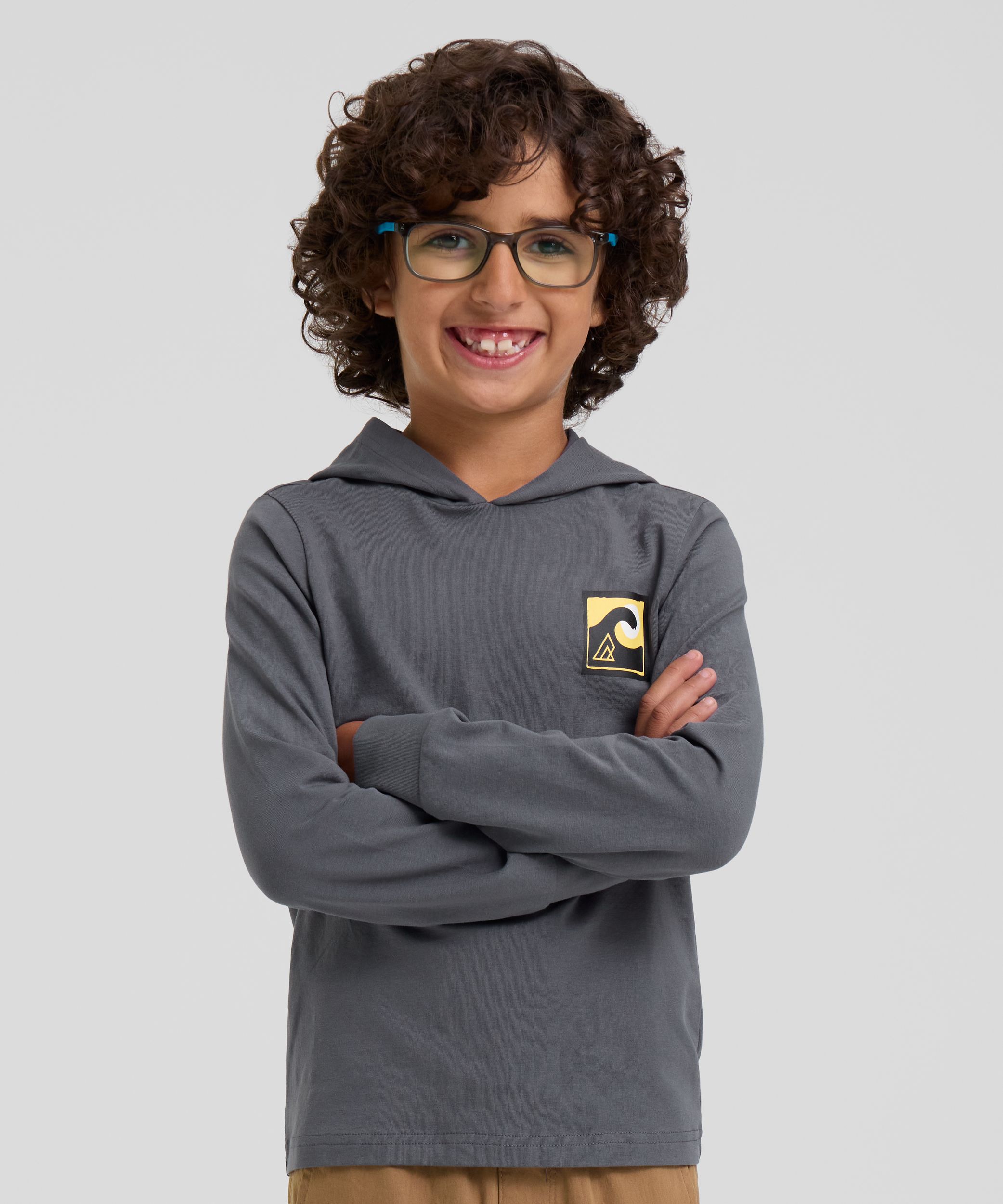Ripzone Kids' Ambrose Hooded Long Sleeve T-shirt