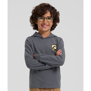 Ripzone Kids' Ambrose Hooded Long Sleeve T-shirt