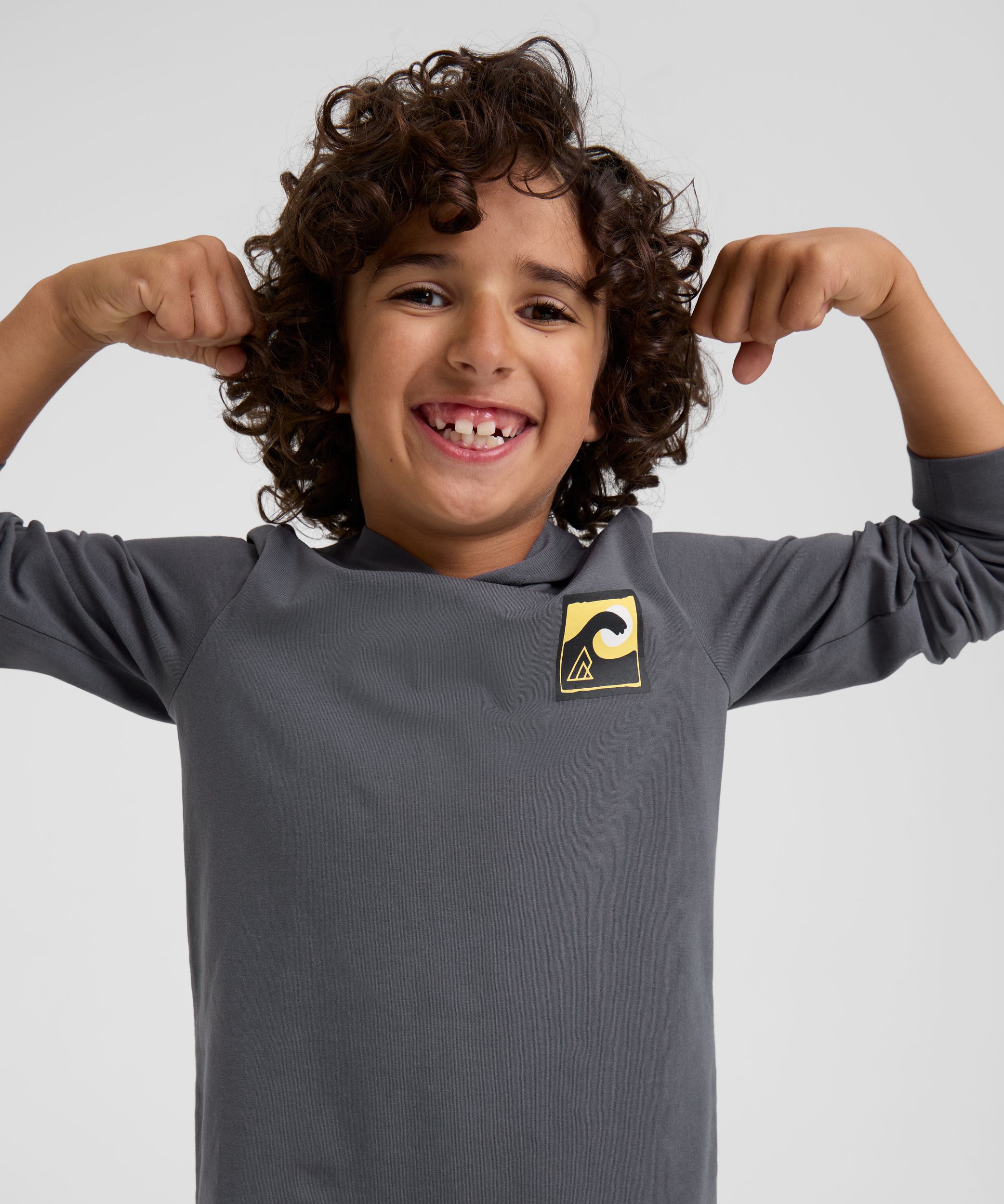 Ripzone Kids' Ambrose Hooded Long Sleeve T-shirt
