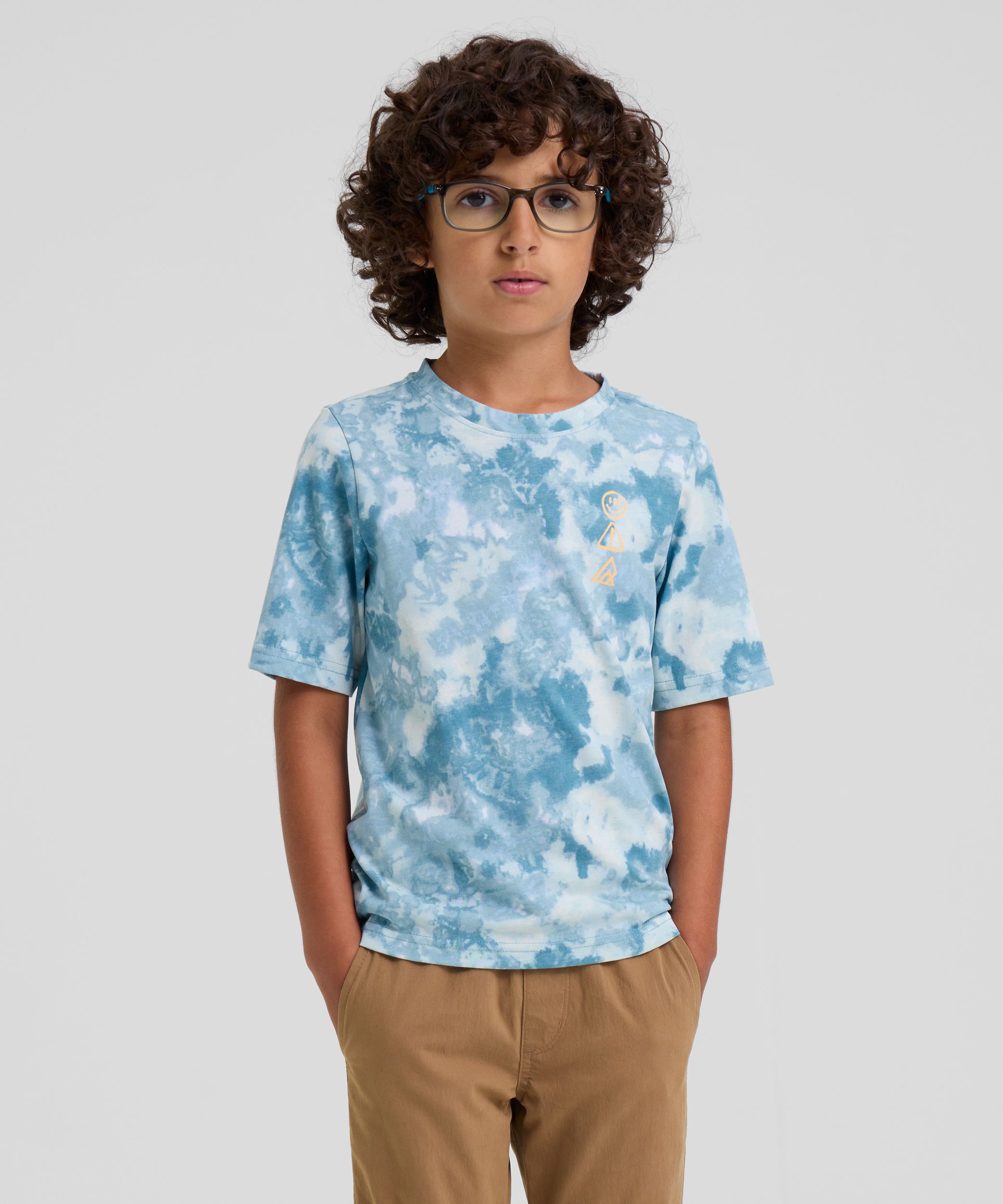 Ripzone Kids' Riley All Over Print Graphic T-shirt - Comfortable Casual Tops for Kids