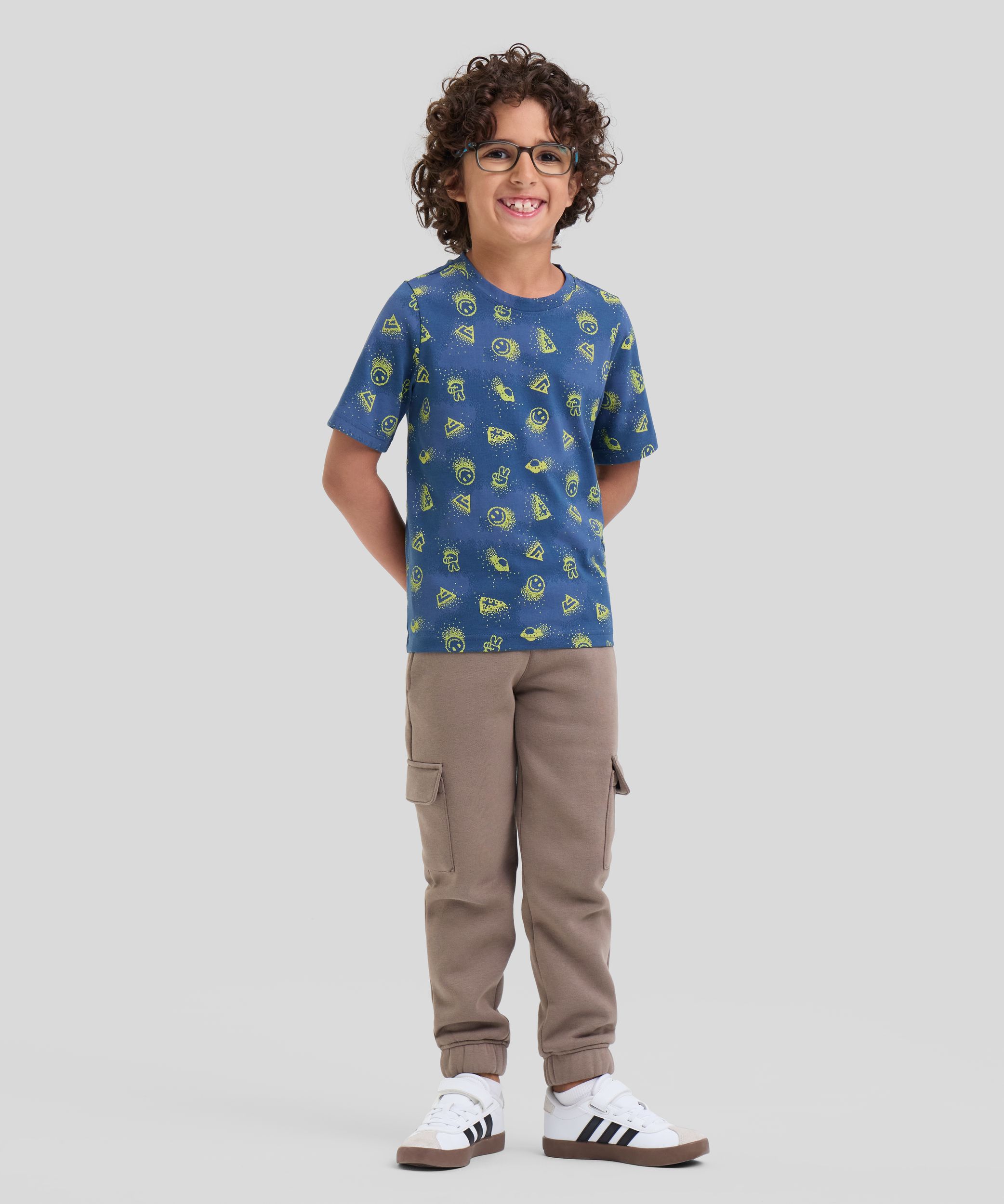 Ripzone Kids' Riley All Over Print Graphic T-shirt - Comfortable Casual Tops for Kids