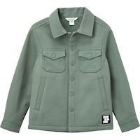 Ripzone Kids' Wilder Overshirt with Button Closure Front_Flat