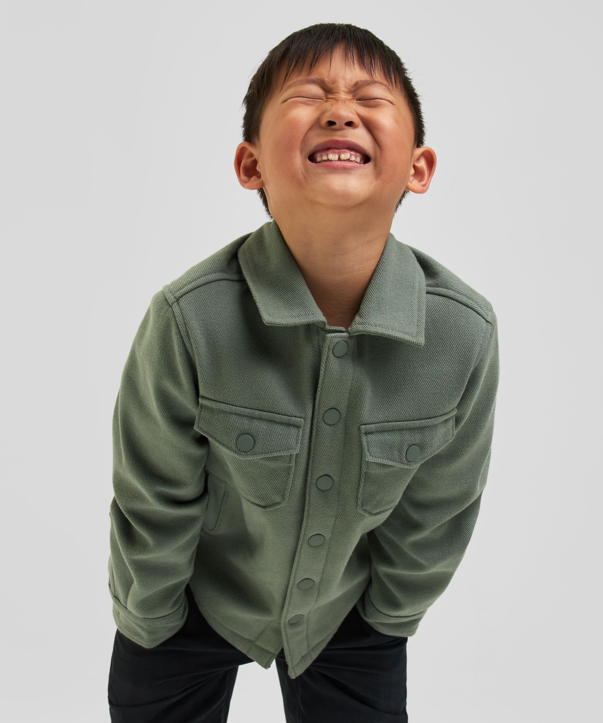 Ripzone Kids' Wilder Overshirt with Button Closure