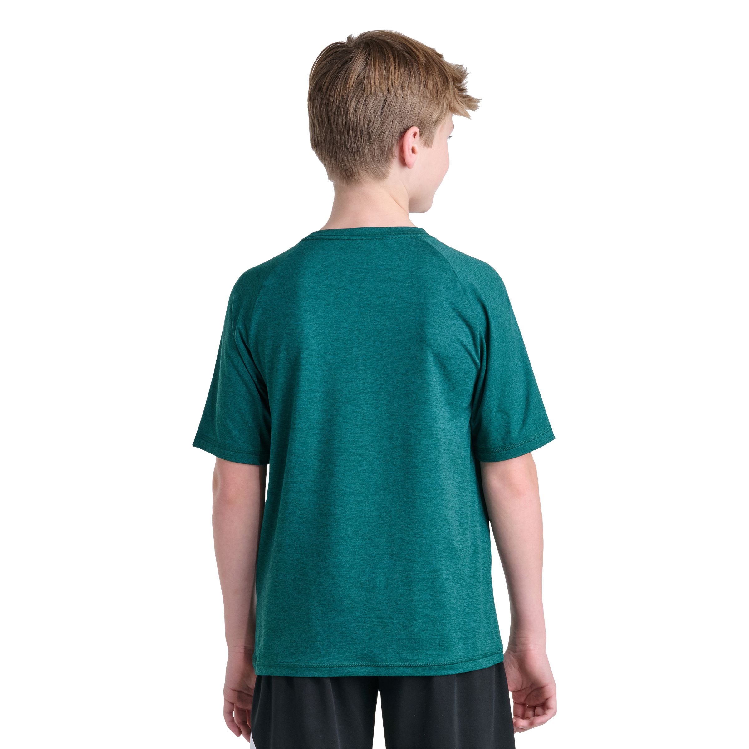 adidas Kids' Raglan Melange Tech T-Shirt