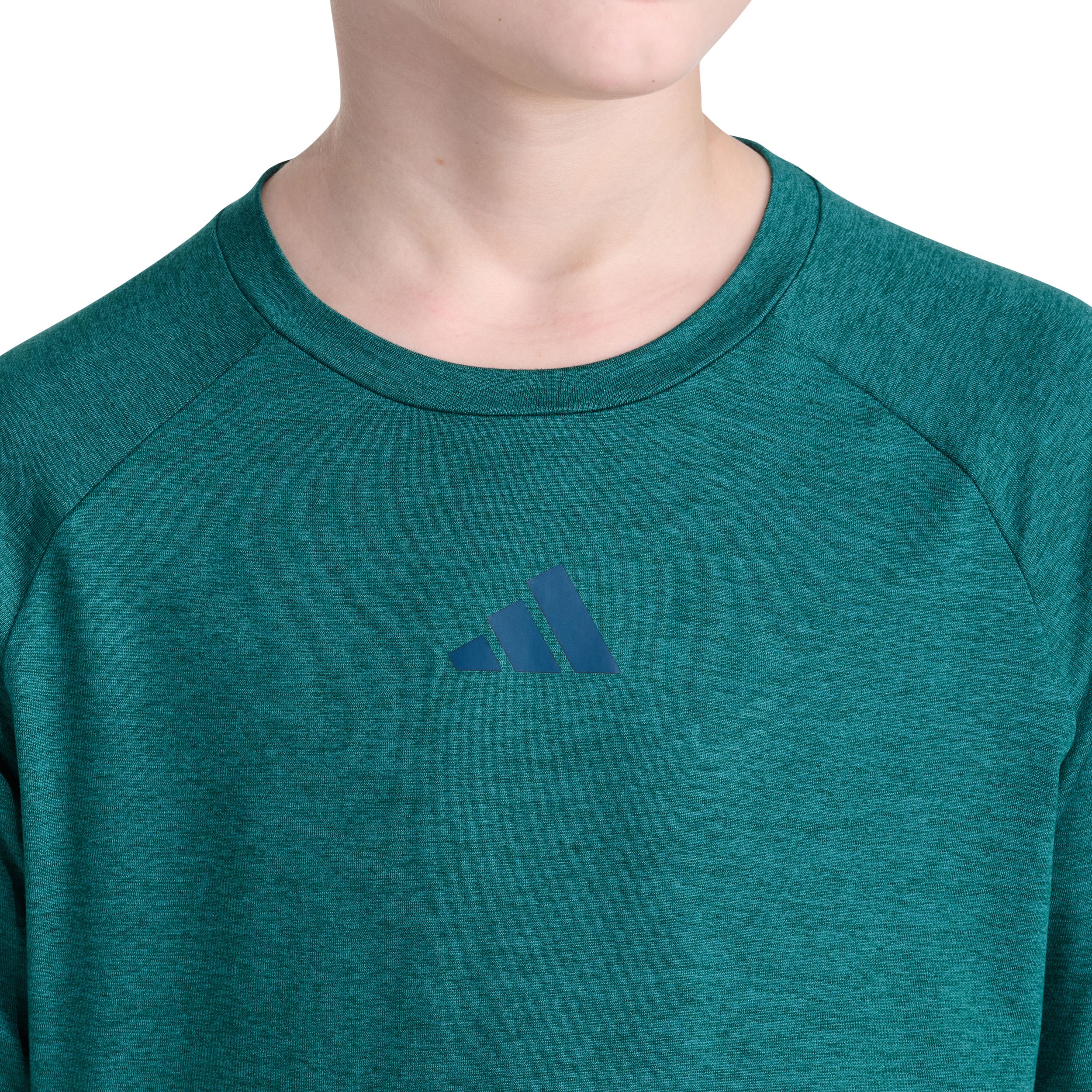 adidas Kids' Raglan Melange Tech T-Shirt