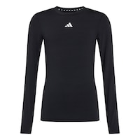 adidas Boys' Techfit Long Sleeve Shirt Front_Flat