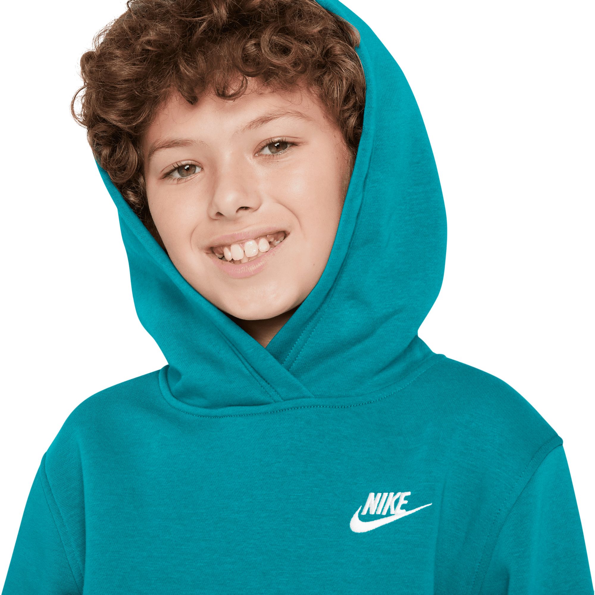 Nike Sportswear Boys' Club LBR Pullover Hoodie