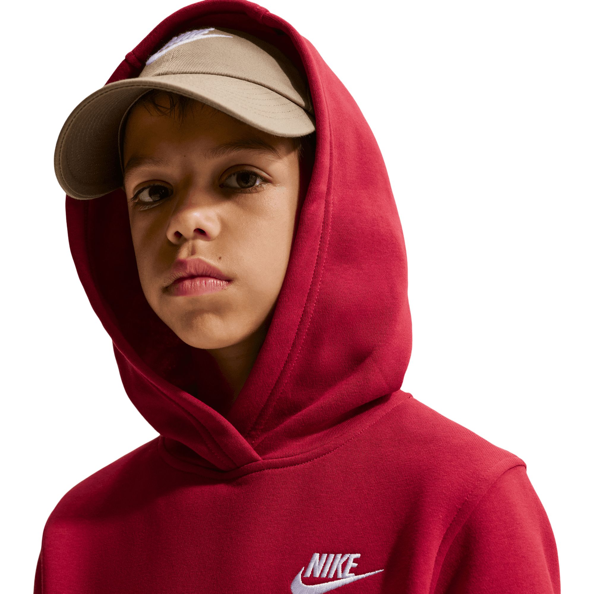 Nike Sportswear Boys' Club LBR Pullover Hoodie