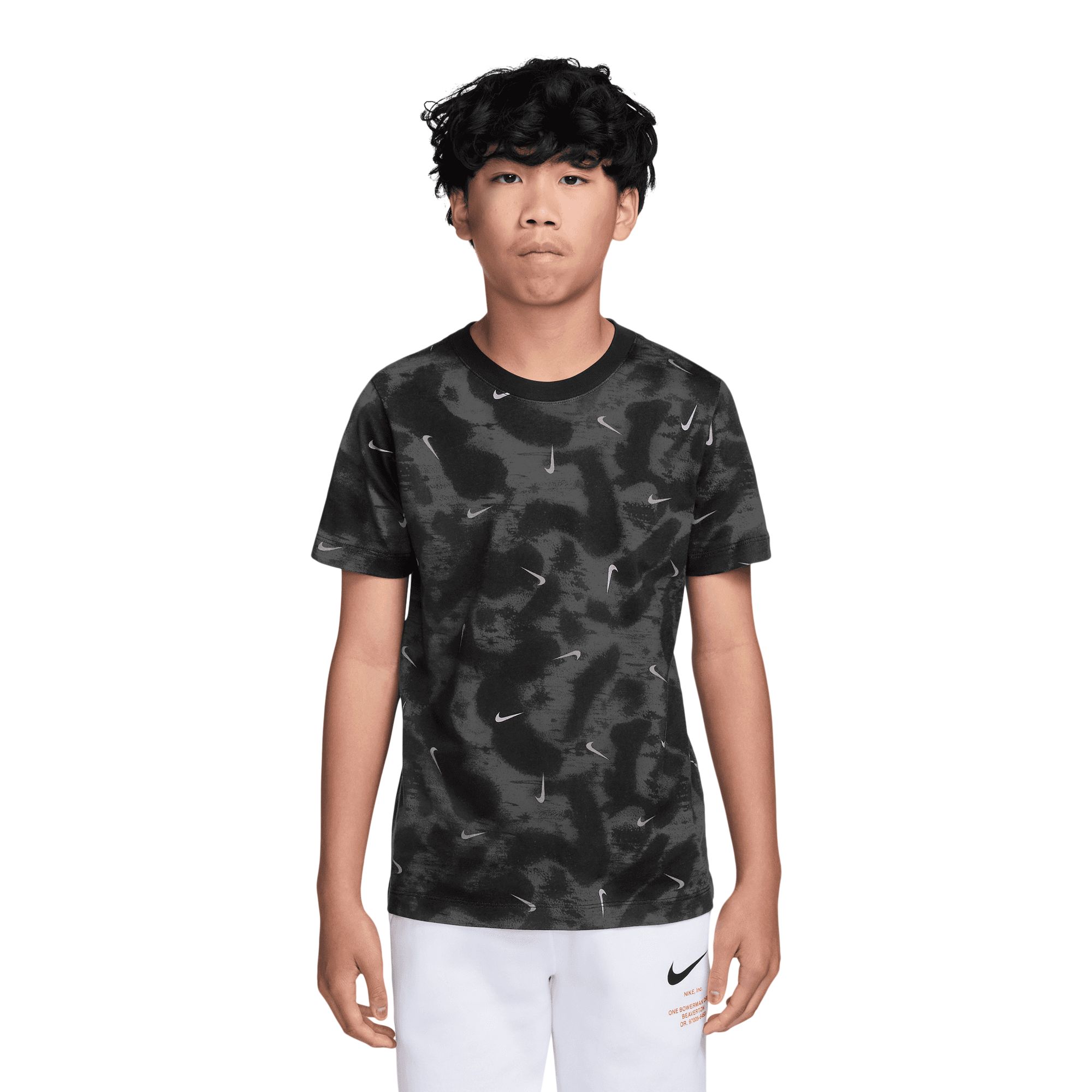 Nike Sportswear Boys' All Over Print Short Sleeve T-Shirt