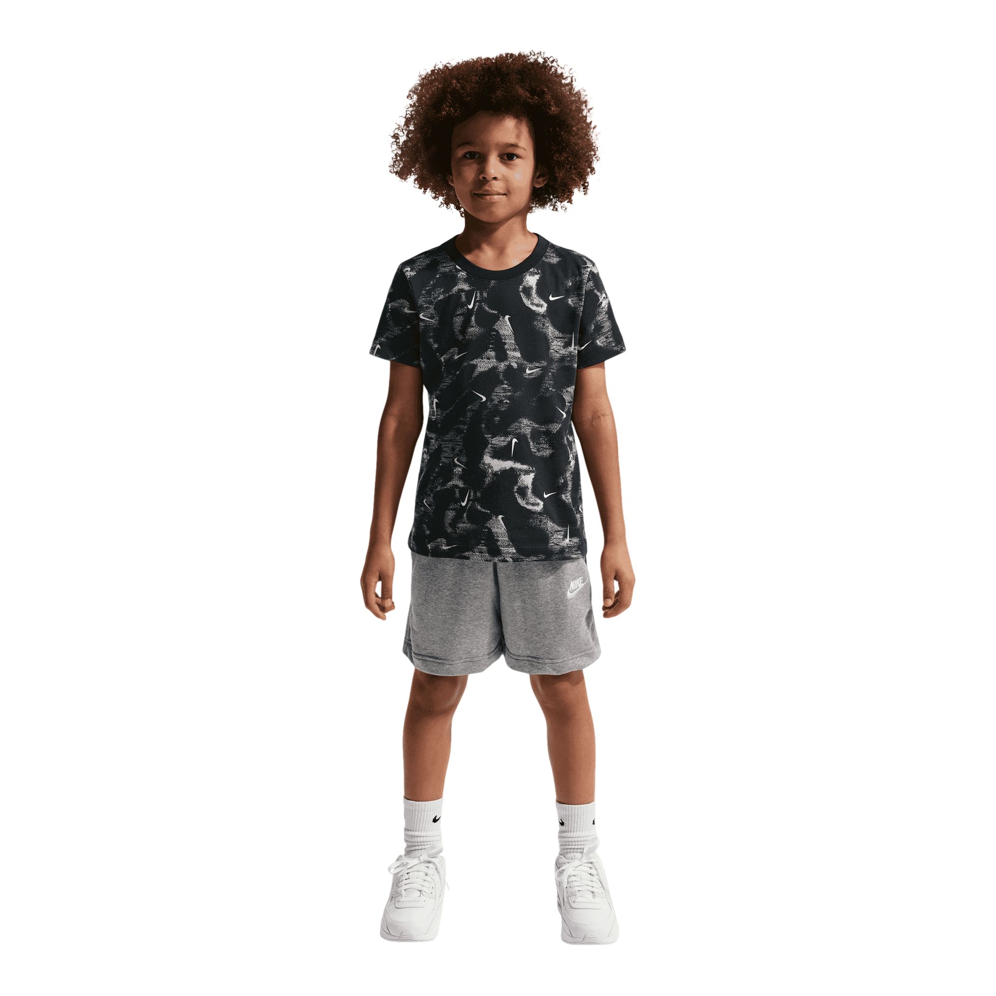 Nike Sportswear Boys' All Over Print Short Sleeve T-Shirt