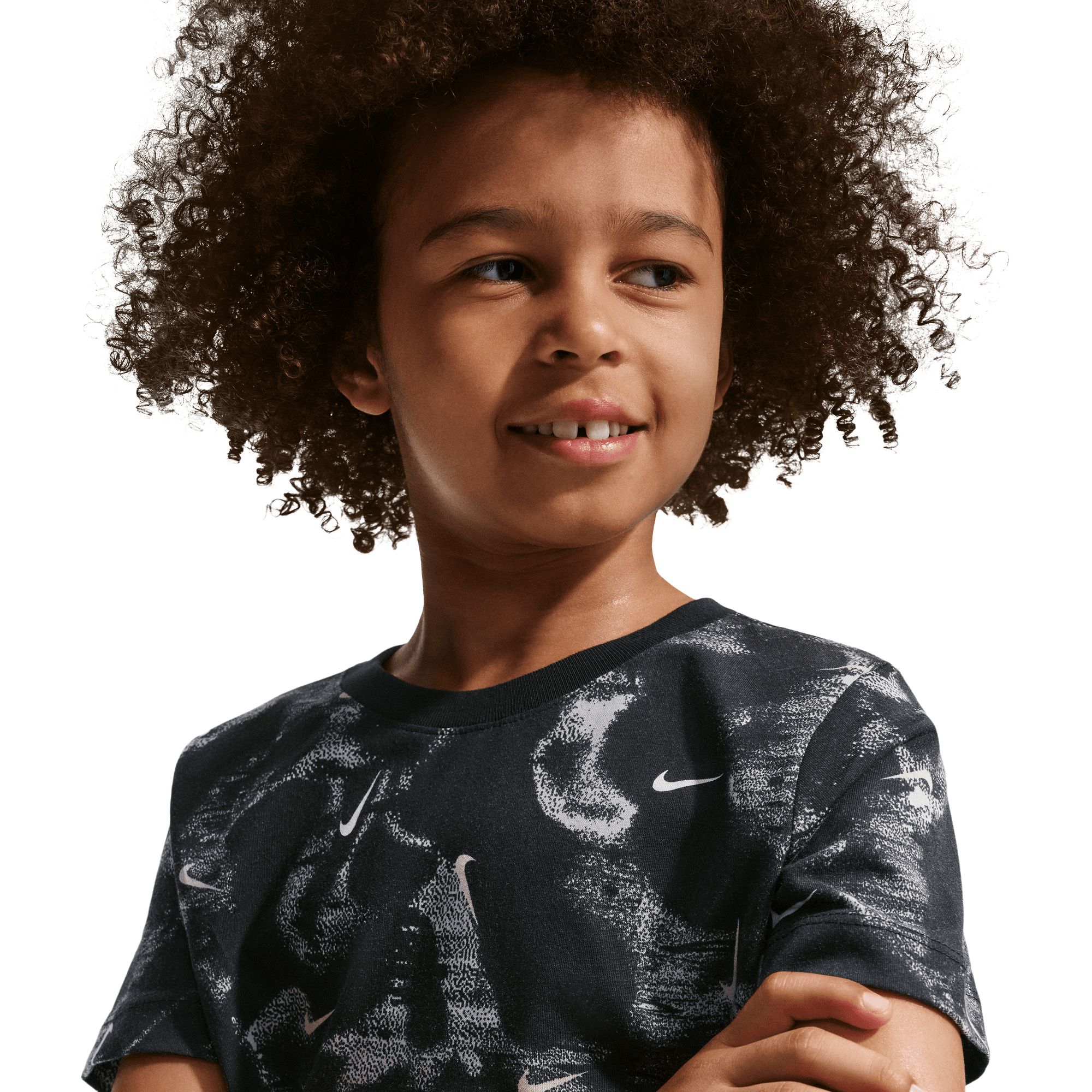 Nike Sportswear Boys' All Over Print Short Sleeve T-Shirt