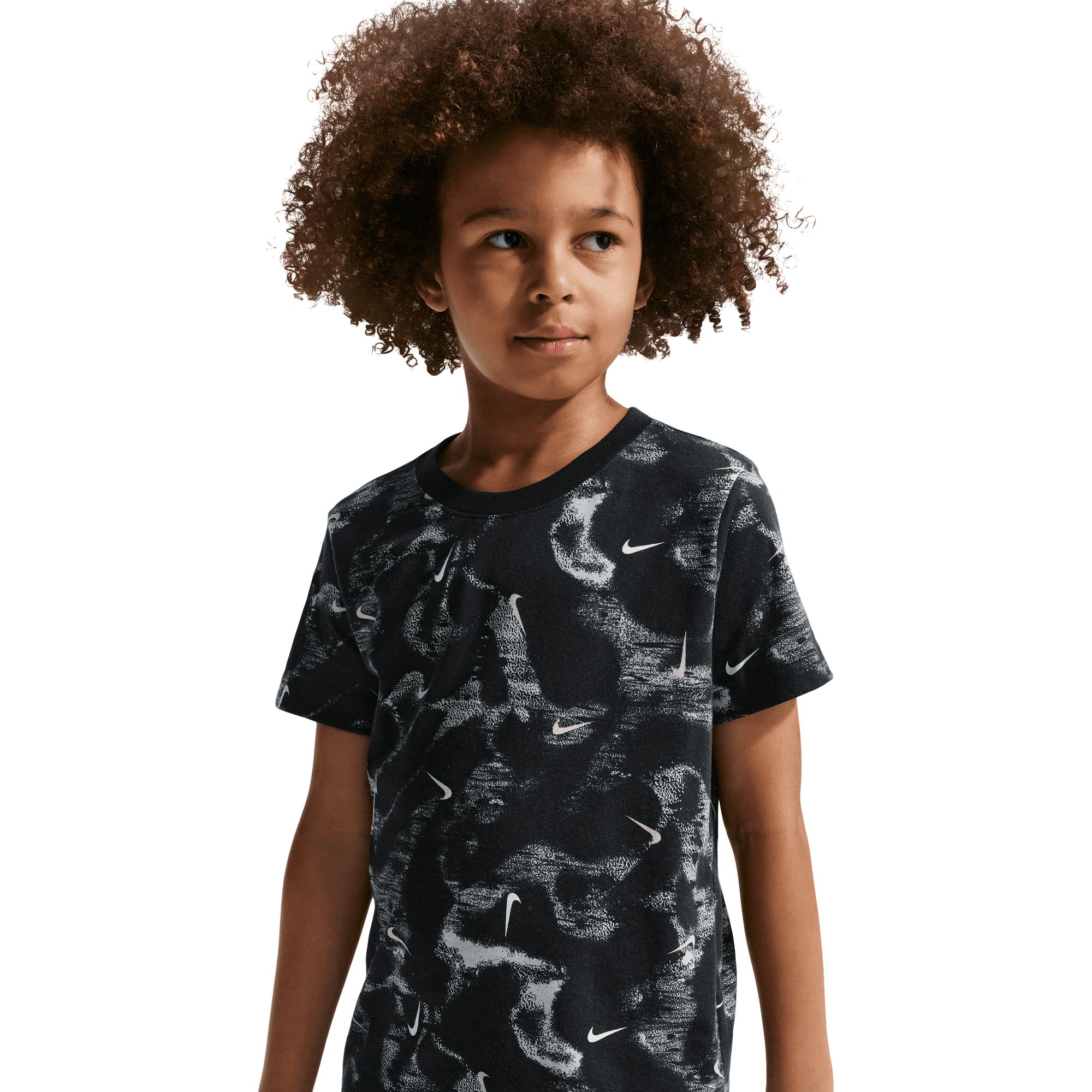 Nike Sportswear Boys' All Over Print Short Sleeve T-Shirt